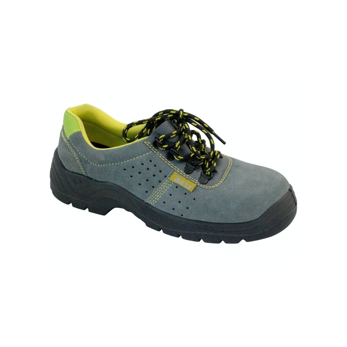 Zapato Industrial Gris/ Cat. S1P/ Plantilla Anti-P Acero Inox/ Mod. Italiano/ Talla 37/Extol Premium