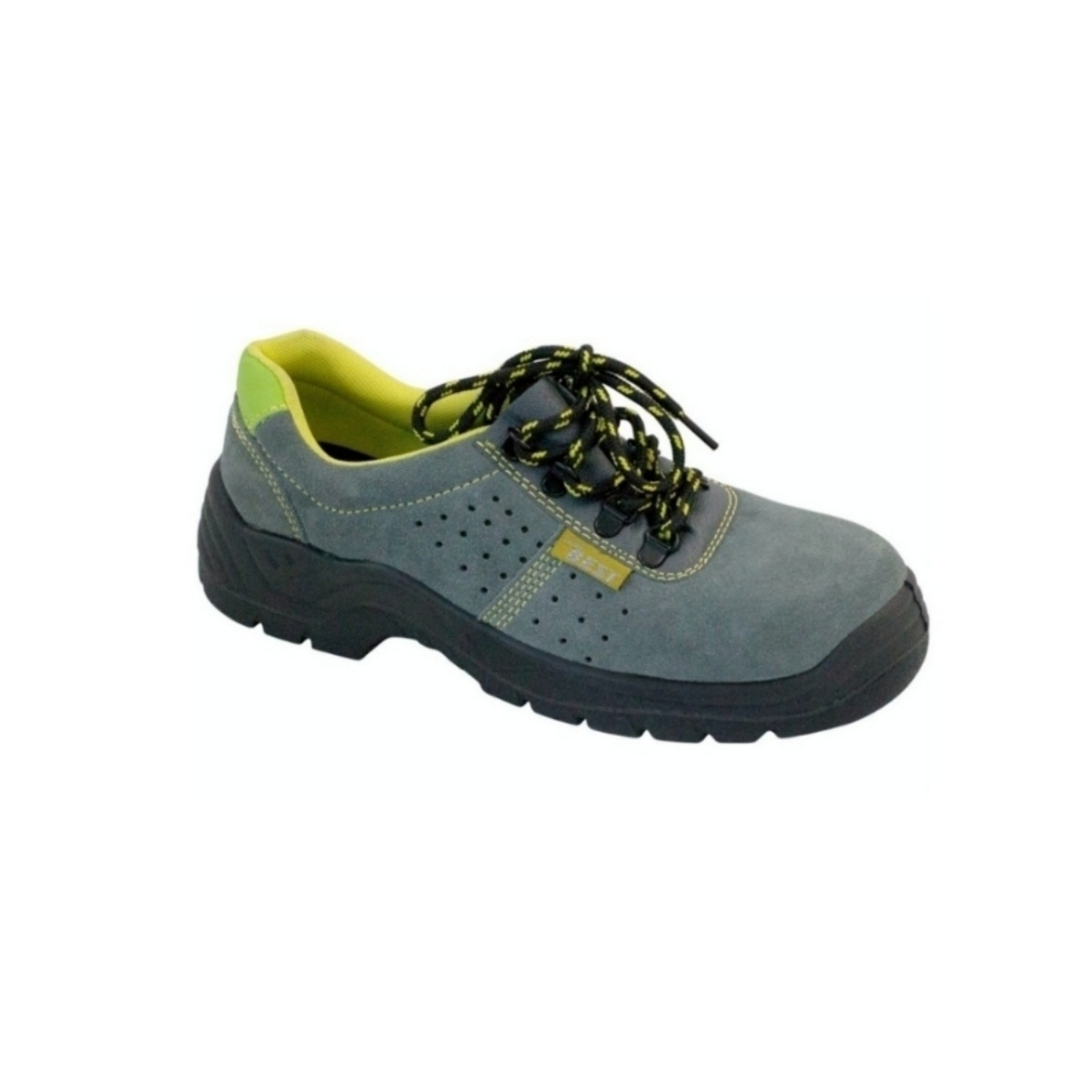Zapato Industrial Gris/ Cat. S1P/ Plantilla Anti-P Acero Inox/ Mod. Italiano/ Talla 38/Extol Premium