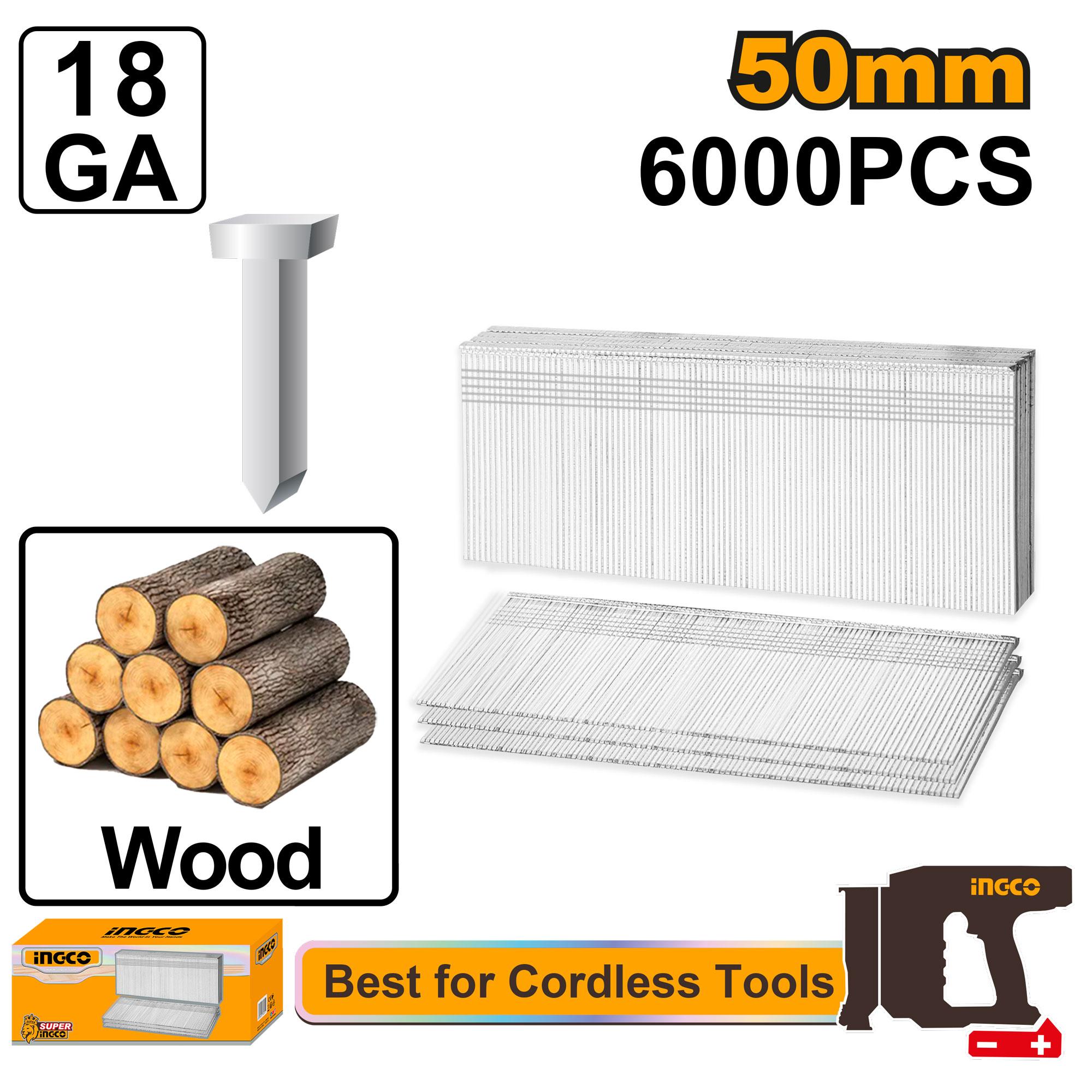 Caja De Clavos Para Clavadora 50Mm, 6000Pzs 18Ga