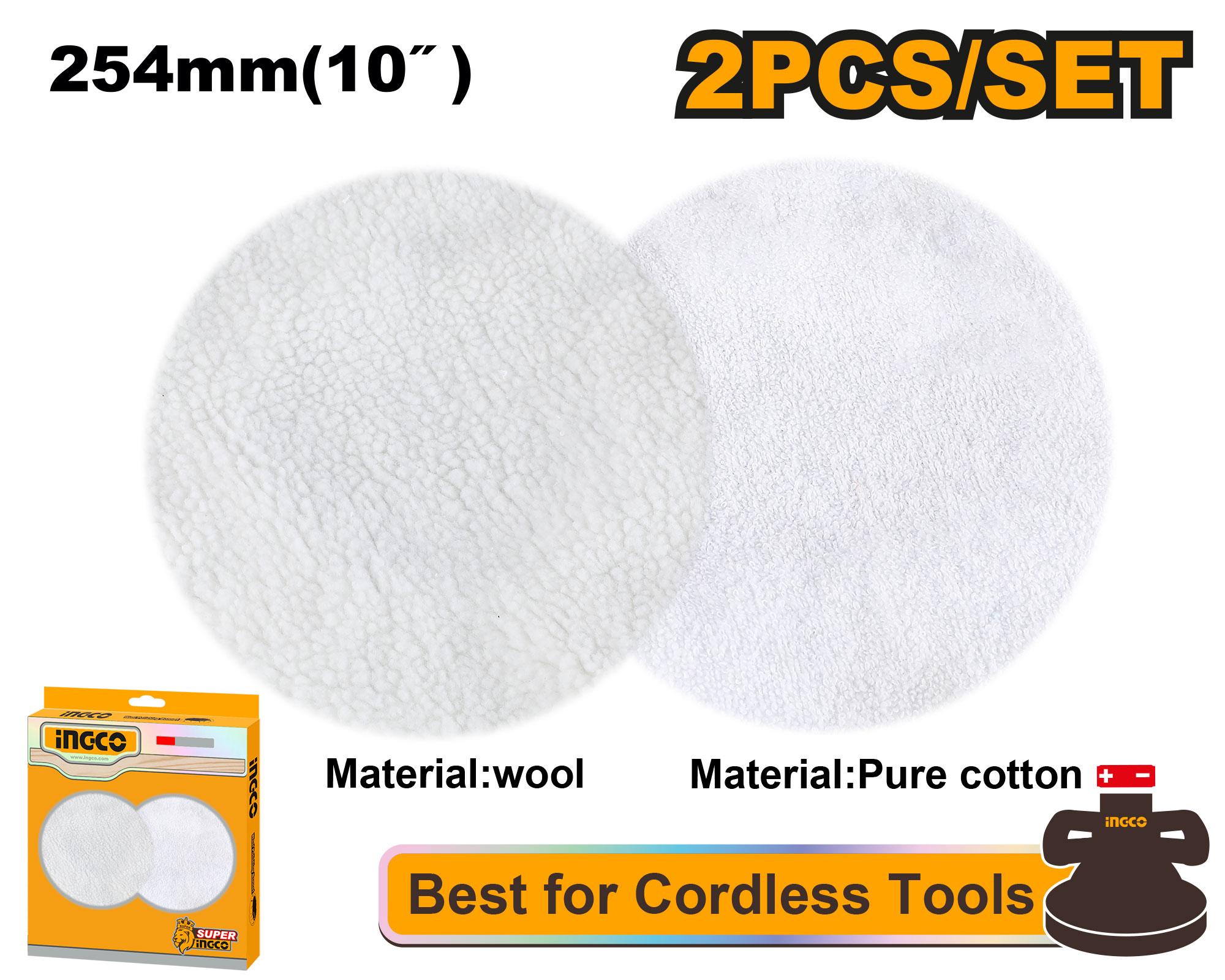 Kit De Felpa Para Pulidora Automotriz 5" Ingco