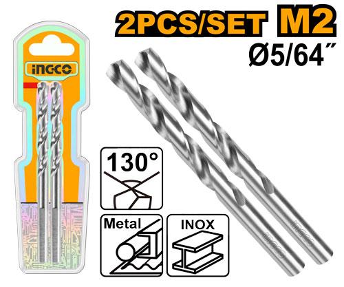 Broca Para Metal 5/64" M2 Hss Blister De 2 Pzs