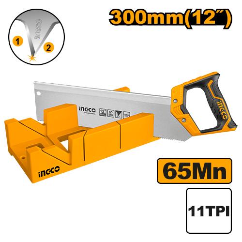 Guia Con Serrucho De Costilla 12" Ingco Mango Ergonomico