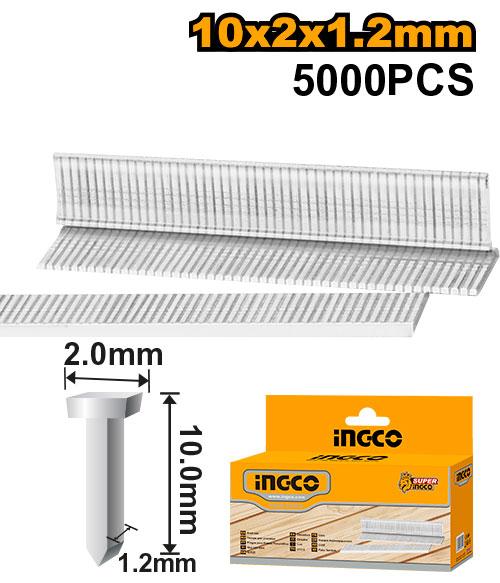Caja De Clavos 5000Pzs Para Engrapadoras 10X2.1.2Mm Para Hsg1405 Y Hsg1406
