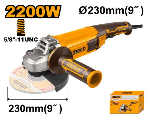 Esmeril Angular Ingco 2200W 9" / 110-120V 60Hz