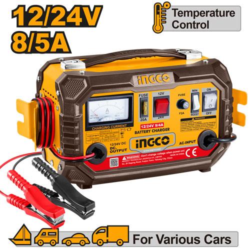 Cargador De Baterias Ingco 12/24V 32/150A