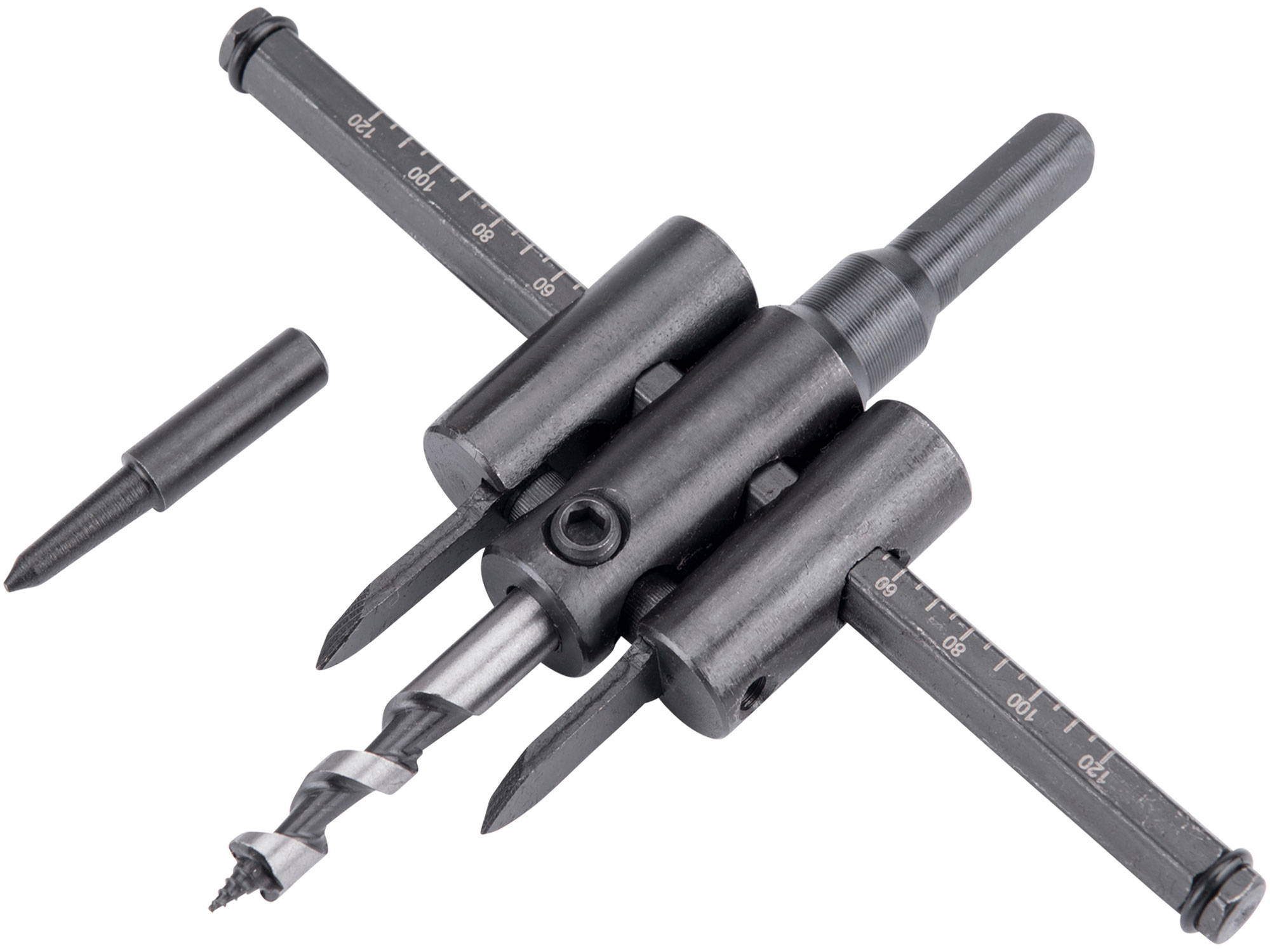 Corta Agujeros Tablayeso Ajustable Ø 30-120Mm  Hex