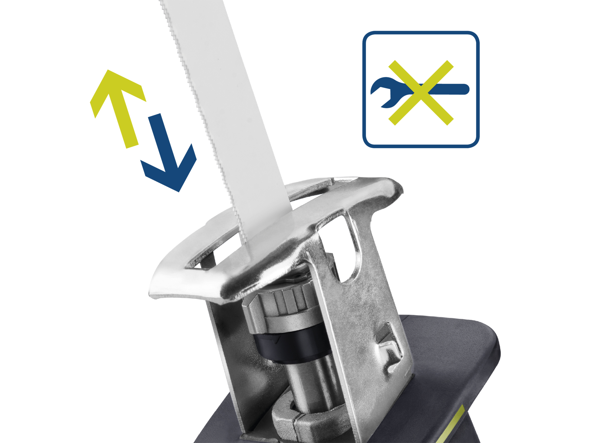 Sierra De Mano Ec 20V Sin Carbones, 1 Cargador 1 Bateria Metal/Madera/Plastico - Imagen 2