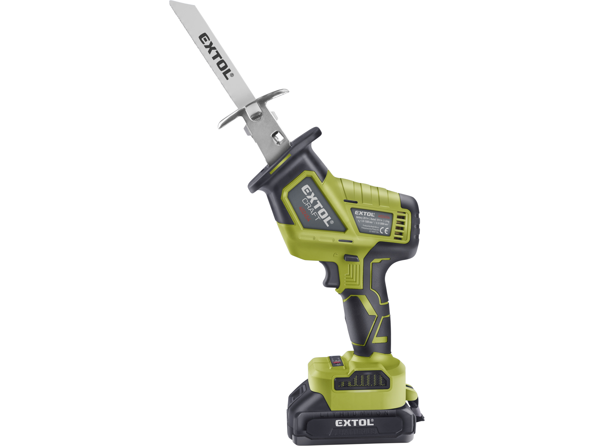 Sierra De Mano Ec 20V Sin Carbones, 1 Cargador 1 Bateria Metal/Madera/Plastico - Imagen 6
