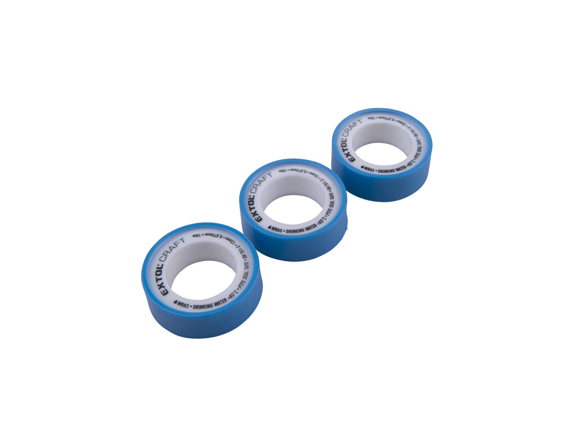 Juego De 3 Cintas Teflon 12Mm X 10M Ec