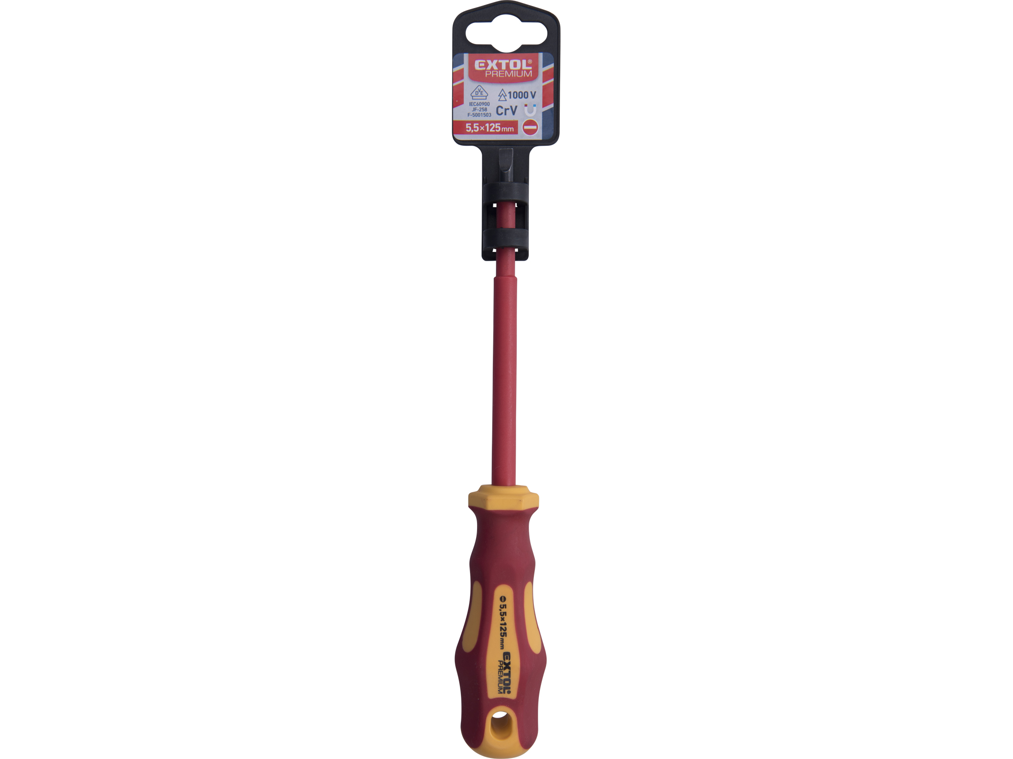 Desatornillador De Electricista (-)5.5X125Mm, Vde, Crv - Imagen 1