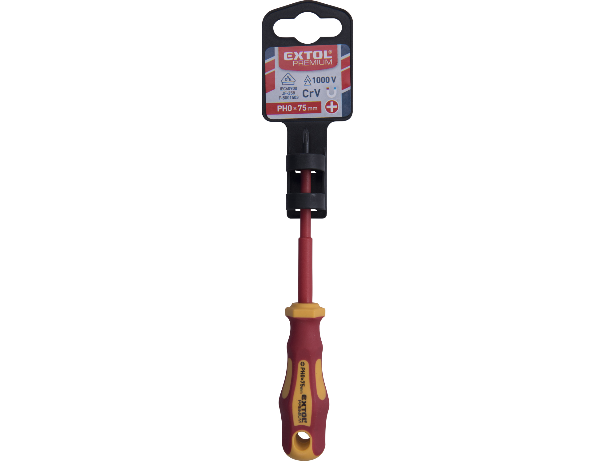 Desatornillador De Electricista Ph0X75Mm, Vde, Crv - Imagen 1