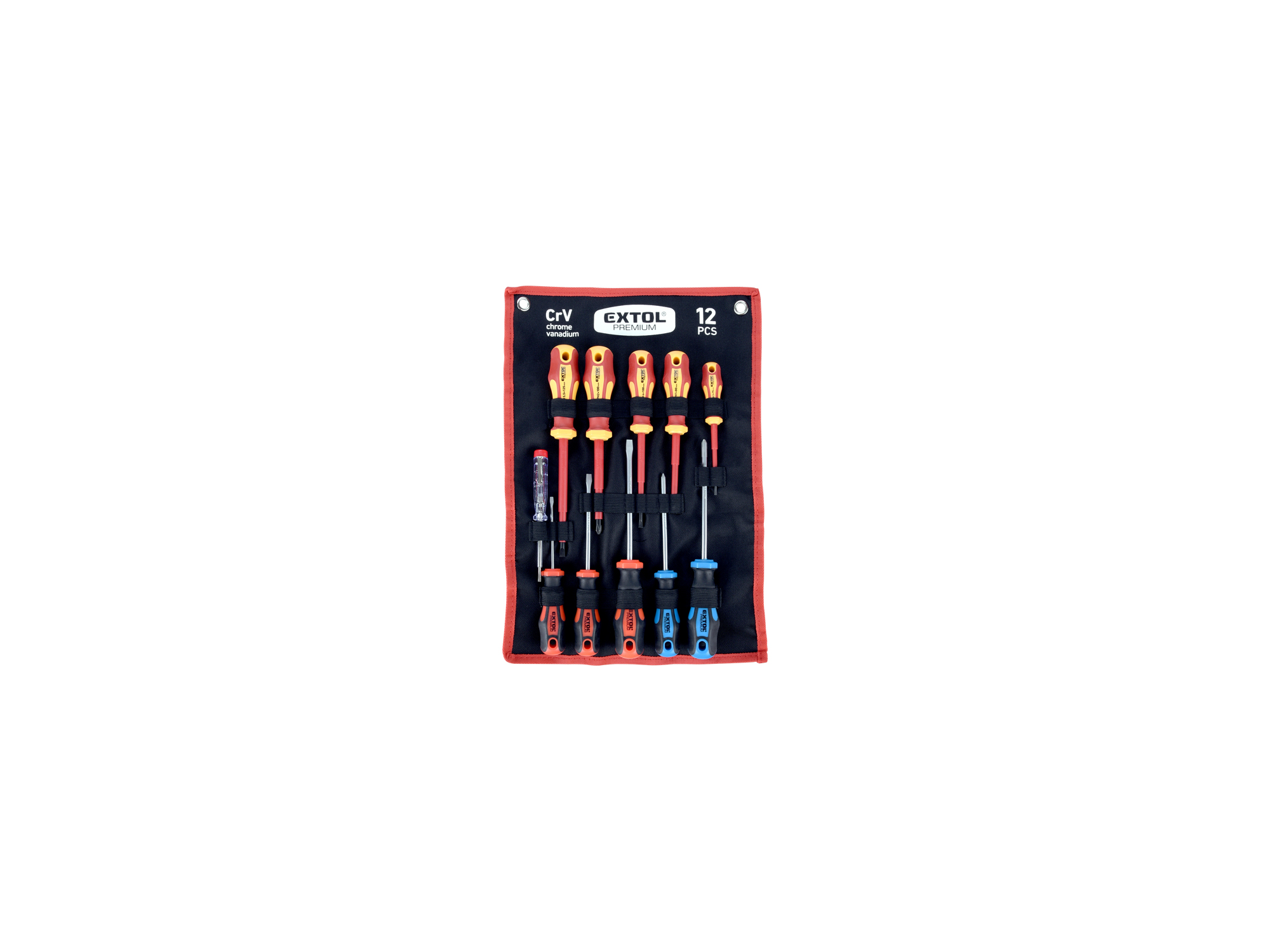 Juego De 11 Desatornilladores Crv Electricista, Plano, Phillips