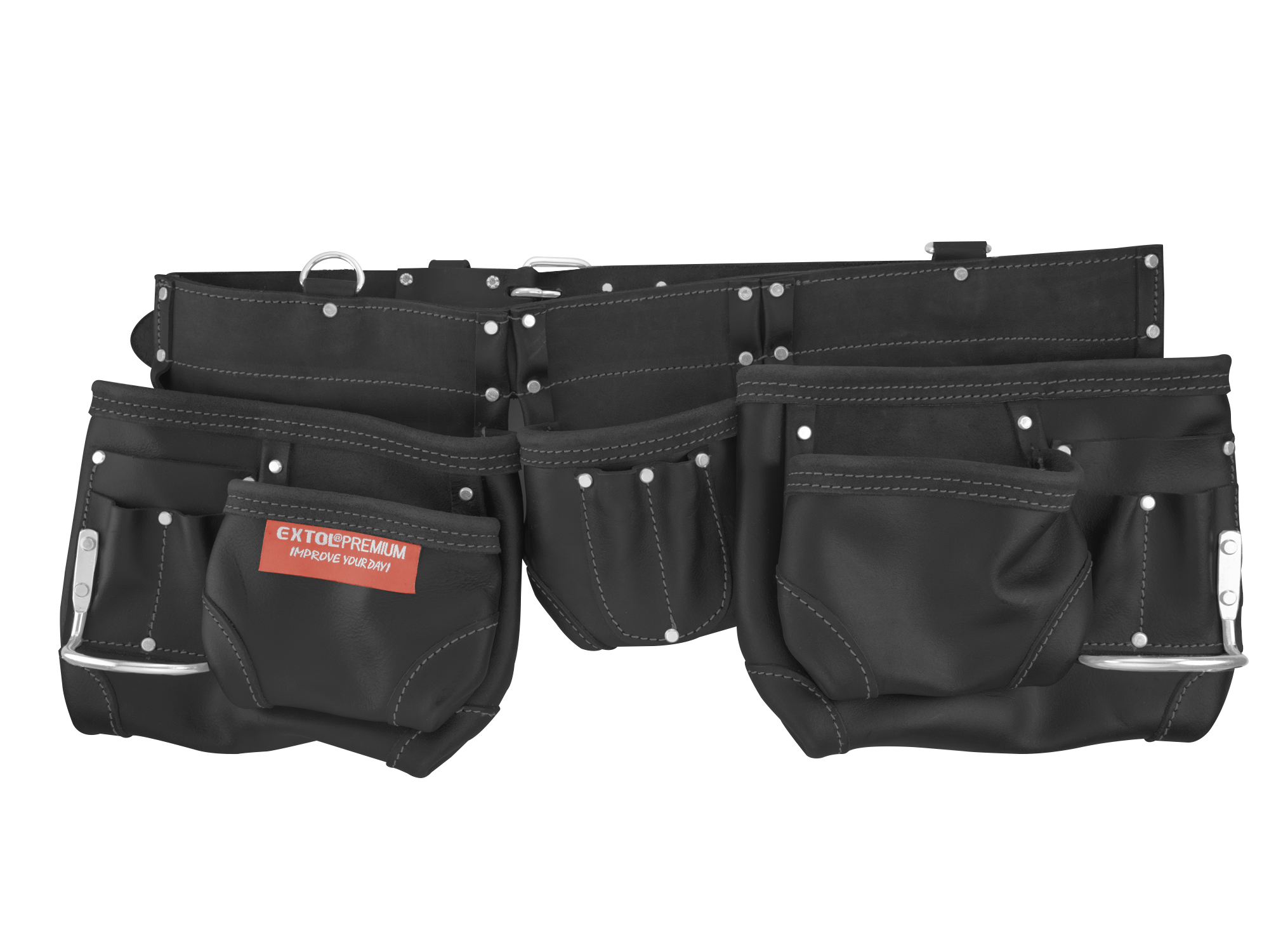 PORTA HERRAMIENTAS CON CINTURON NEGRO
