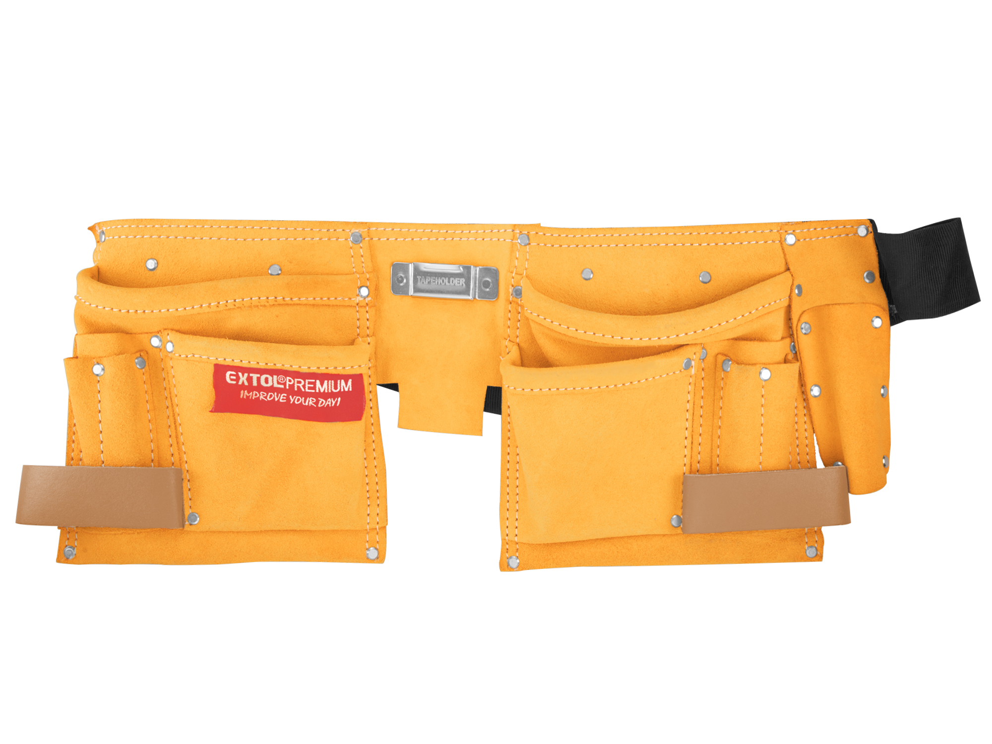 PORTA HERRAMIENTAS DE CARNAZA 10 BOLSILLOS EXTOL PREMIUM
