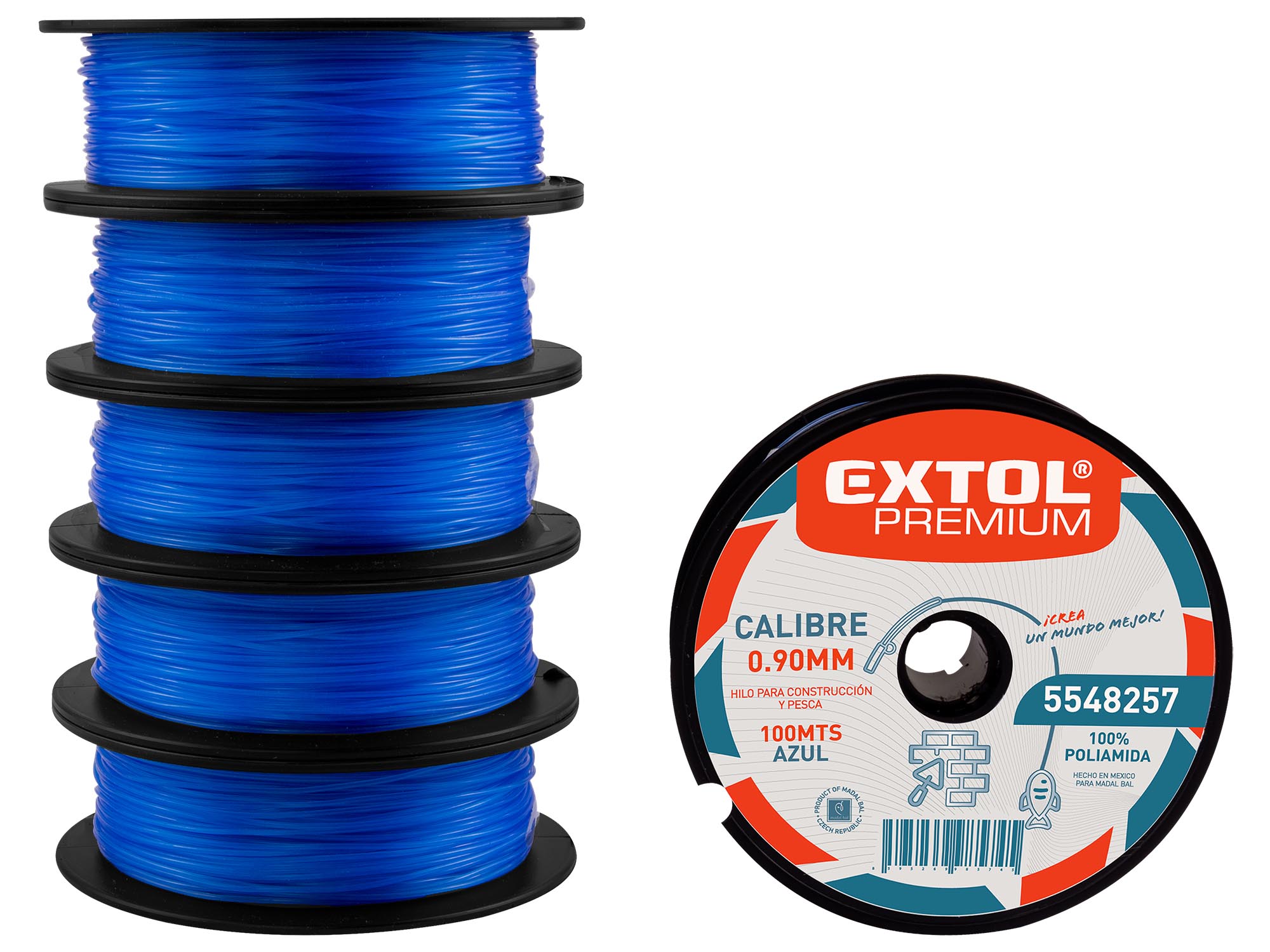 HILO AZUL  PARA ALBAÃ‘ILERIA Y PESCA CALIBRE 0.90MM  LARGO 100MTS