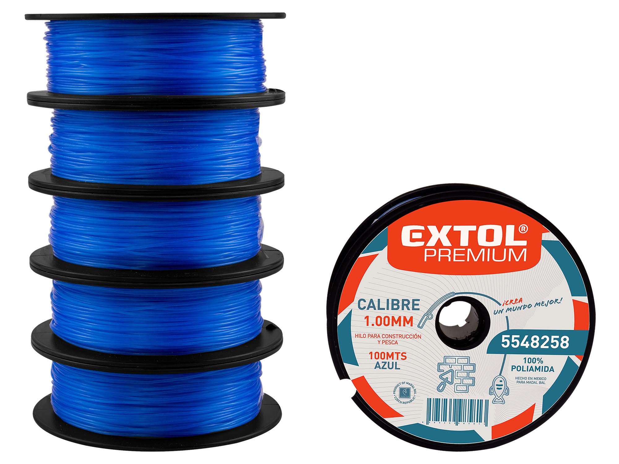 HILO AZUL  PARA ALBAÃ‘ILERIA Y PESCA CALIBRE 1.00MM  LARGO 100MTS