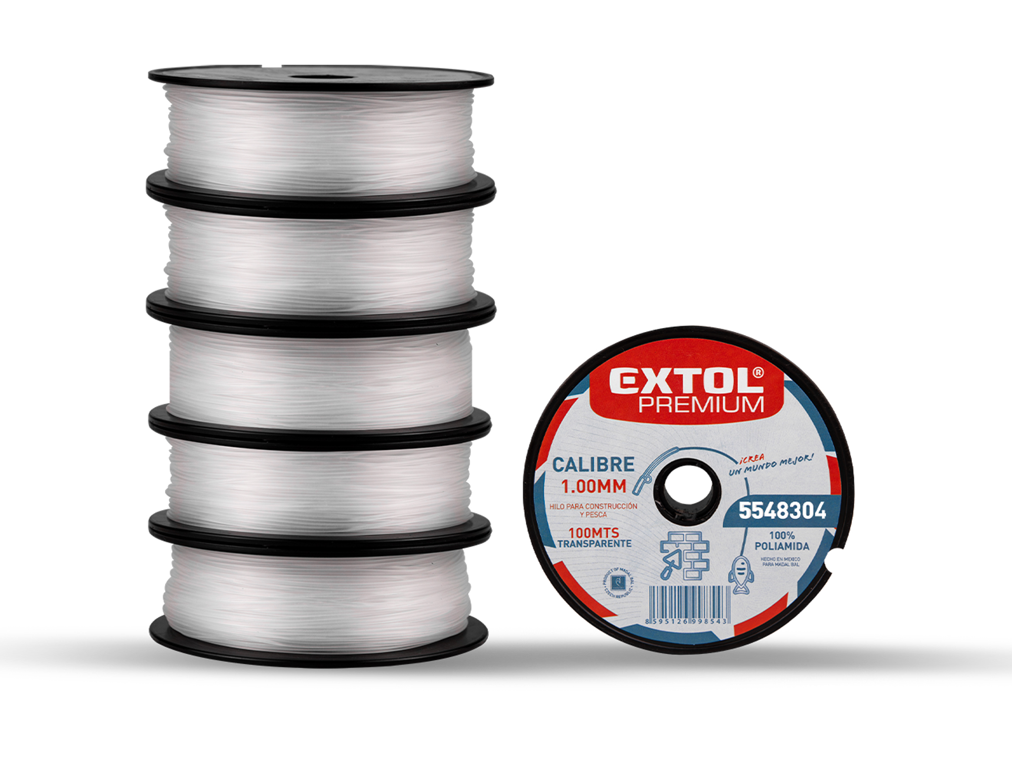 HILO TRANSPARENTE PARA ALBAÃ‘ILERIA Y  PESCA CALIBRE 1.20 MM  LARGO 70MTS