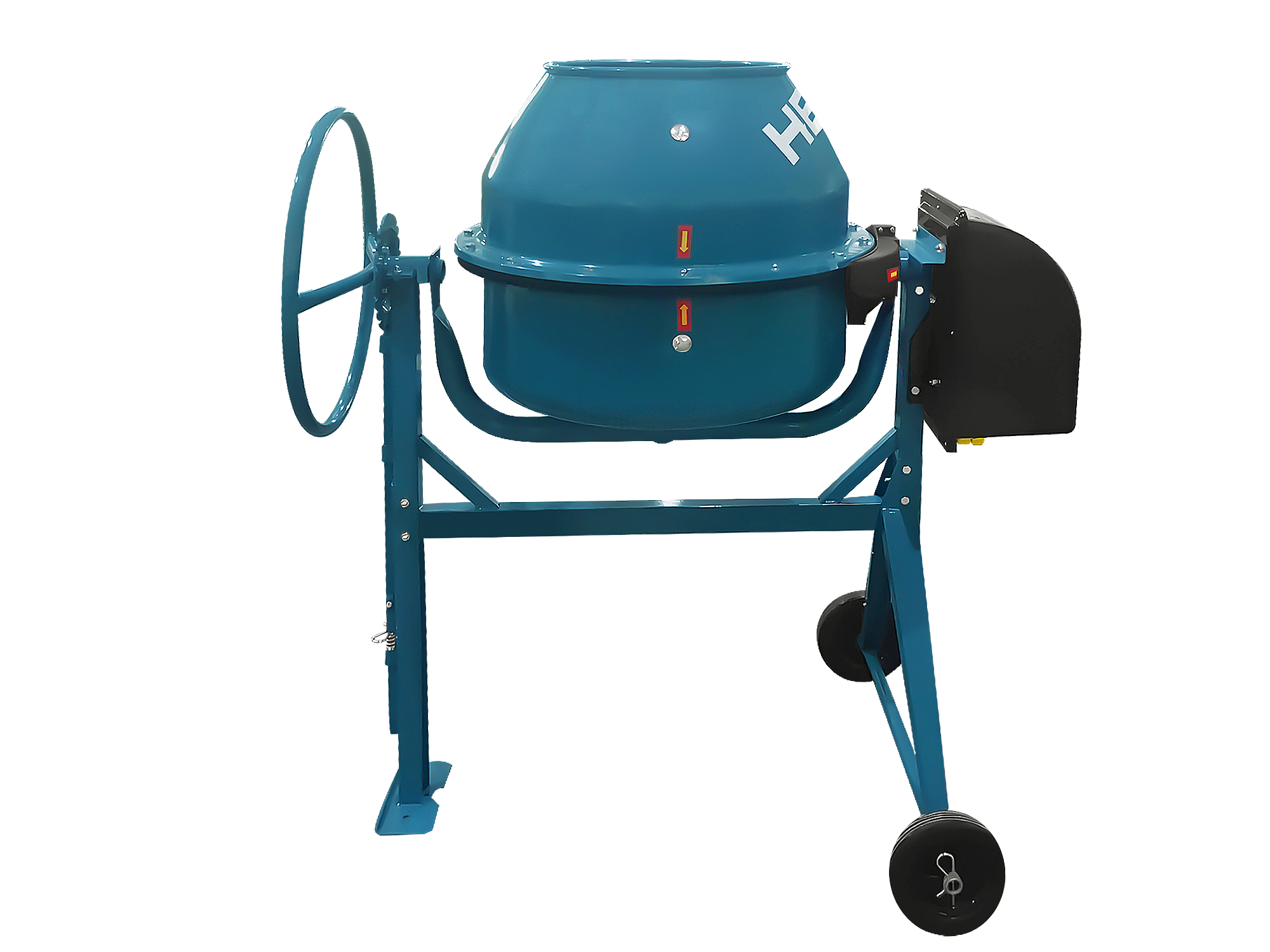 Mezcladora De Concreto Electrica Medio Saco 135L Motor Electrico Heron 600W