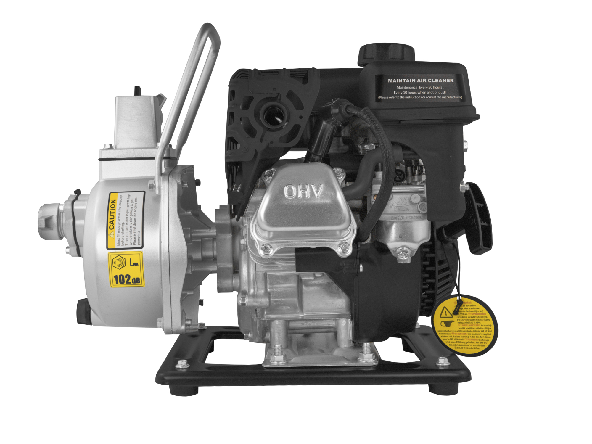 Bomba De Agua Heron 4T 1¨X1¨ Motor 79Cc A Gasolina - Imagen 3