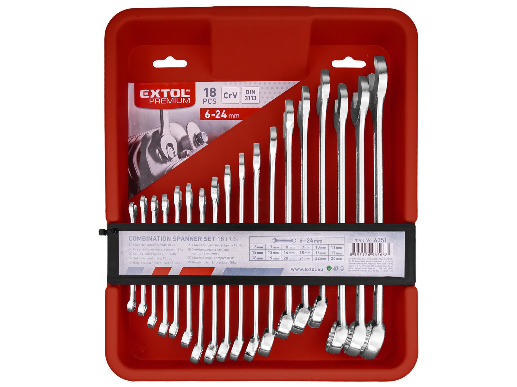 SET DE LLAVES COLA CORONA 18 PZS