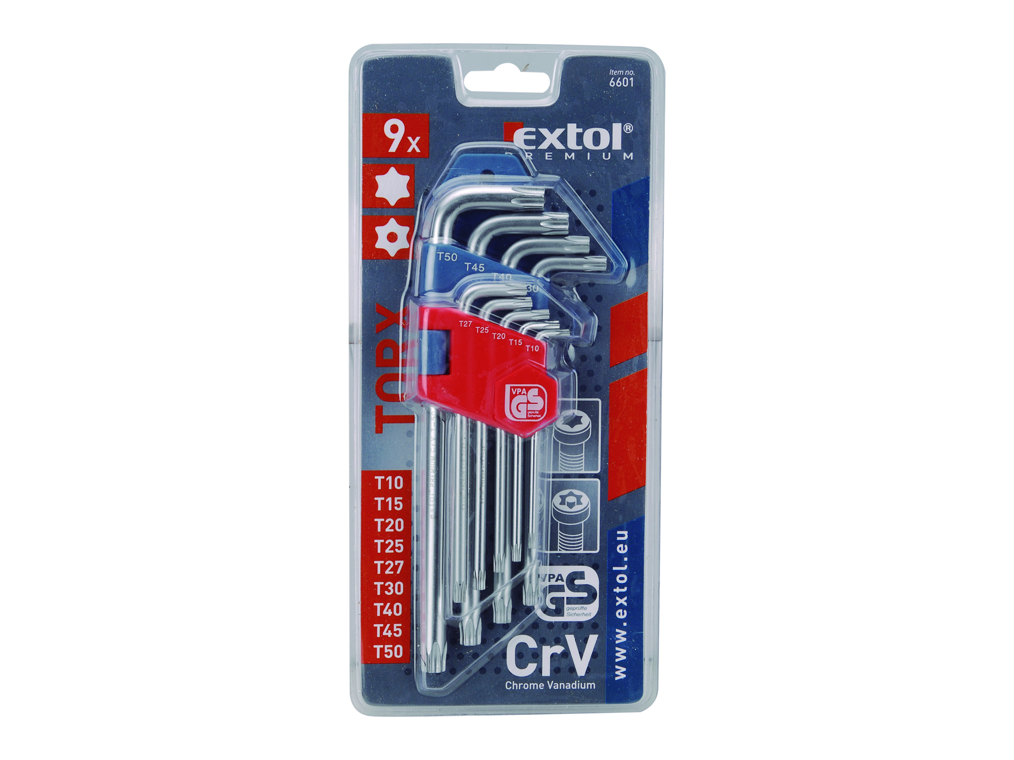 Juego De Llaves Torx 9Pzs 10-50 Crv - Imagen 1