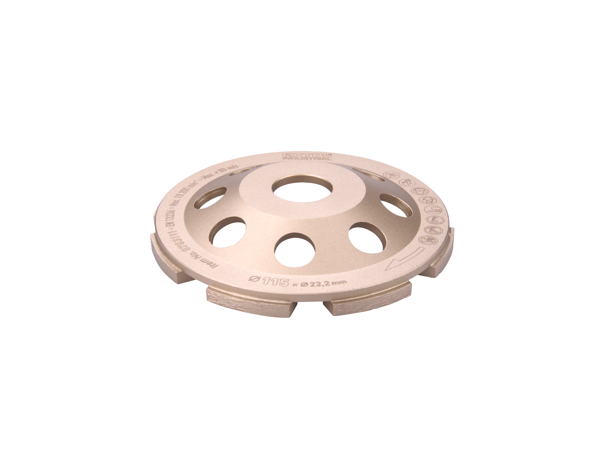 Copa De Diamante 5" Extol Industrial - Imagen 1
