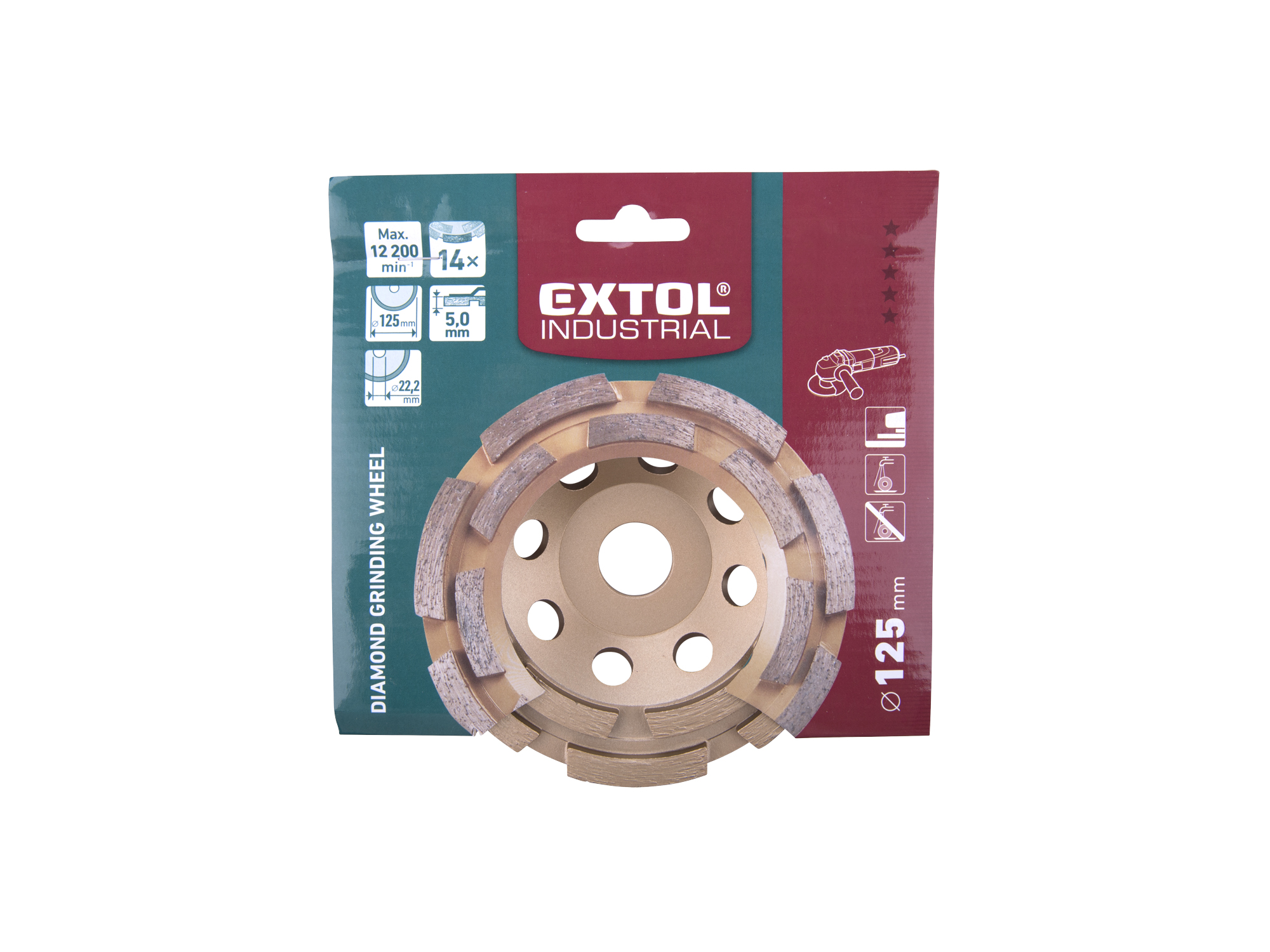 Copa De Diamante 5" Extol Industrial - Imagen 2