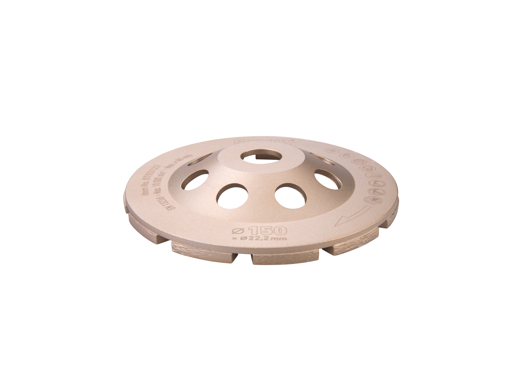 Disco Copa De Diamante 6" Extol Industrial - Imagen 1