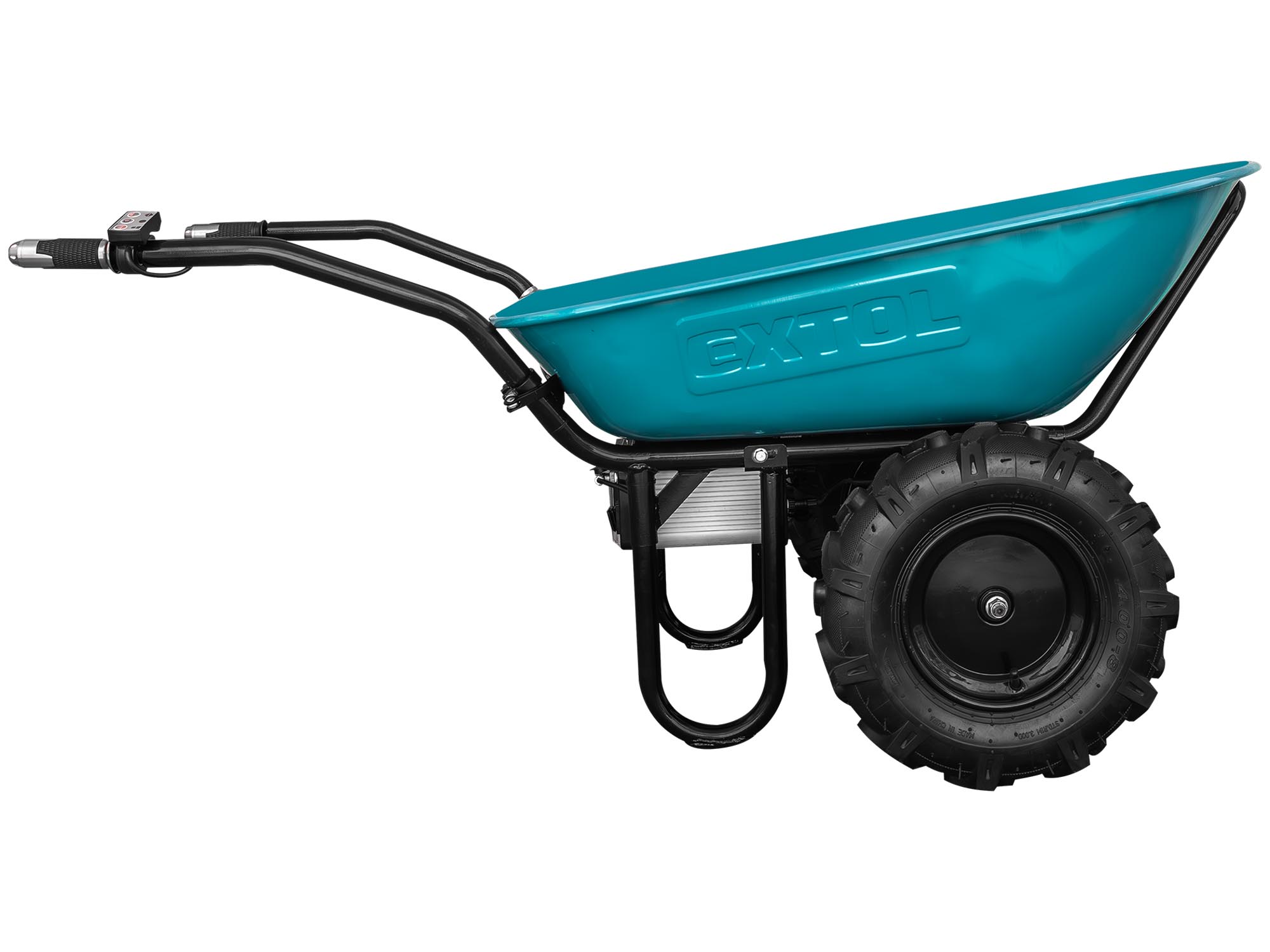 CARRETA ELECTRICA EXTOL INDUSTRIAL 100L 260KG - Imagen 1