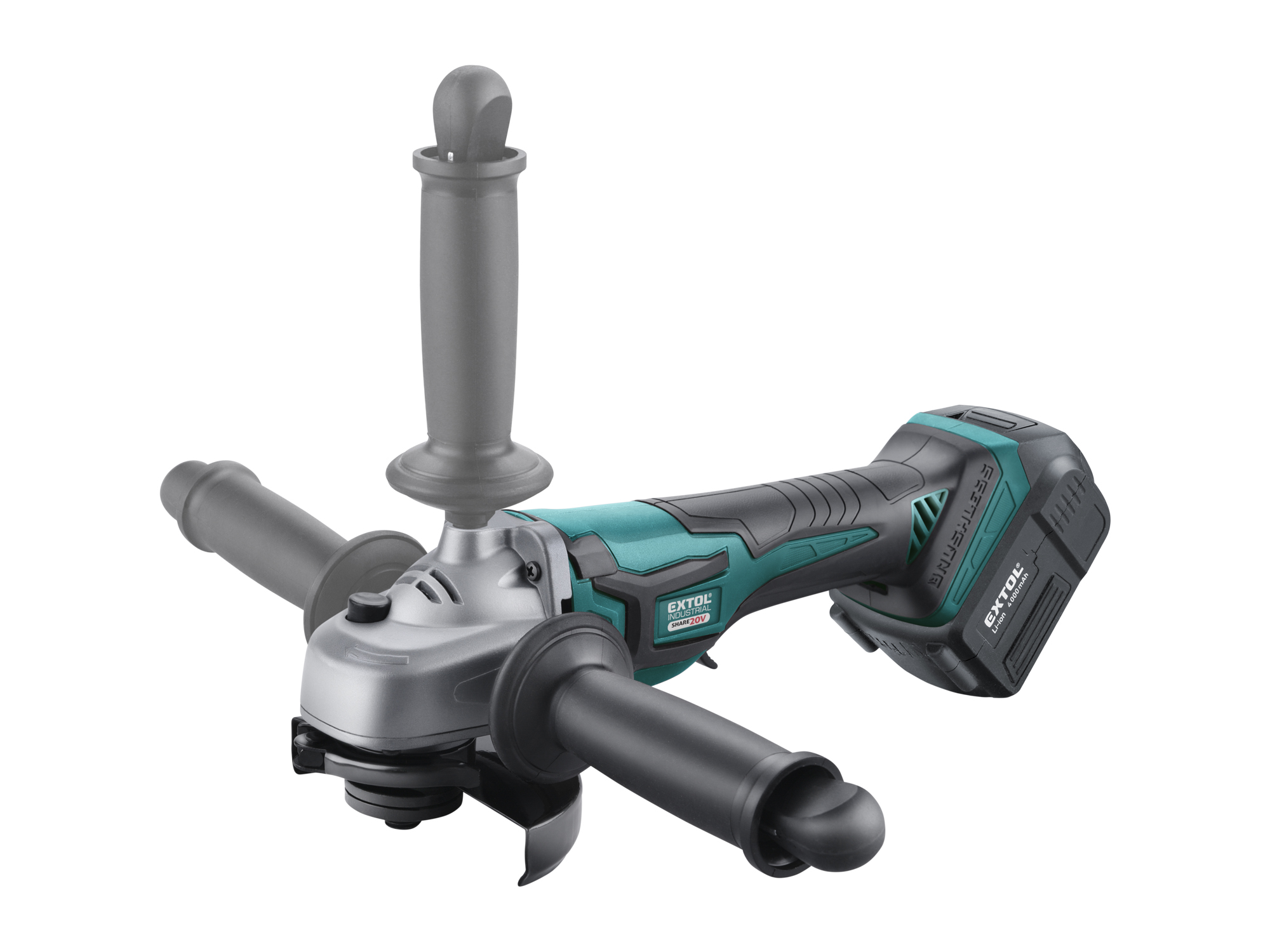 ESMERIL ANGULAR INALAMBRICO 5", 20V UNA BATERIA 4.0Ah Y UN CARGADOR - Imagen 5