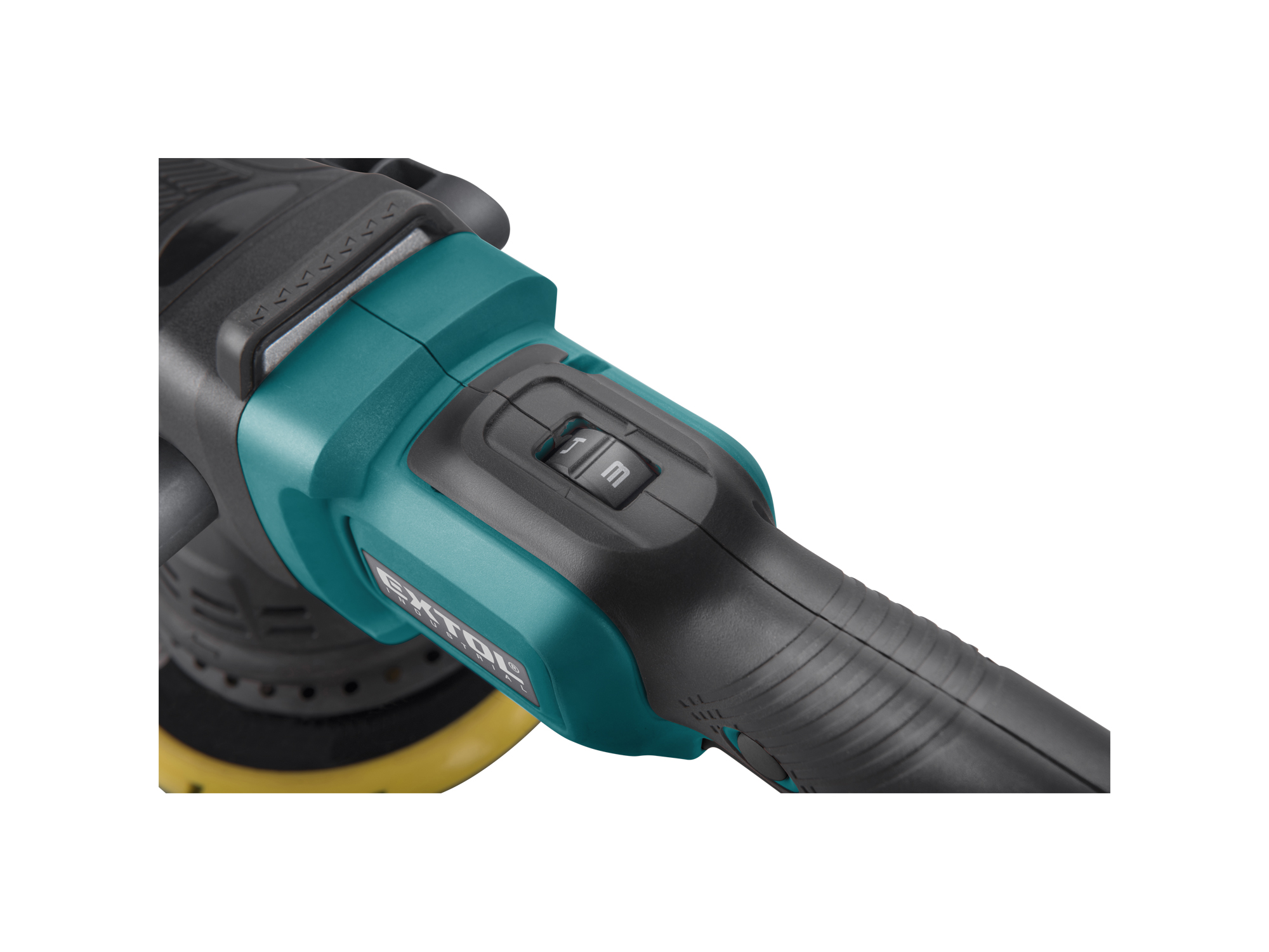 Pulidora Automotriz Sin Carbones Extol Industrial 20V 5" 1 Cargador 1 Bateria 6 Vel - Imagen 6