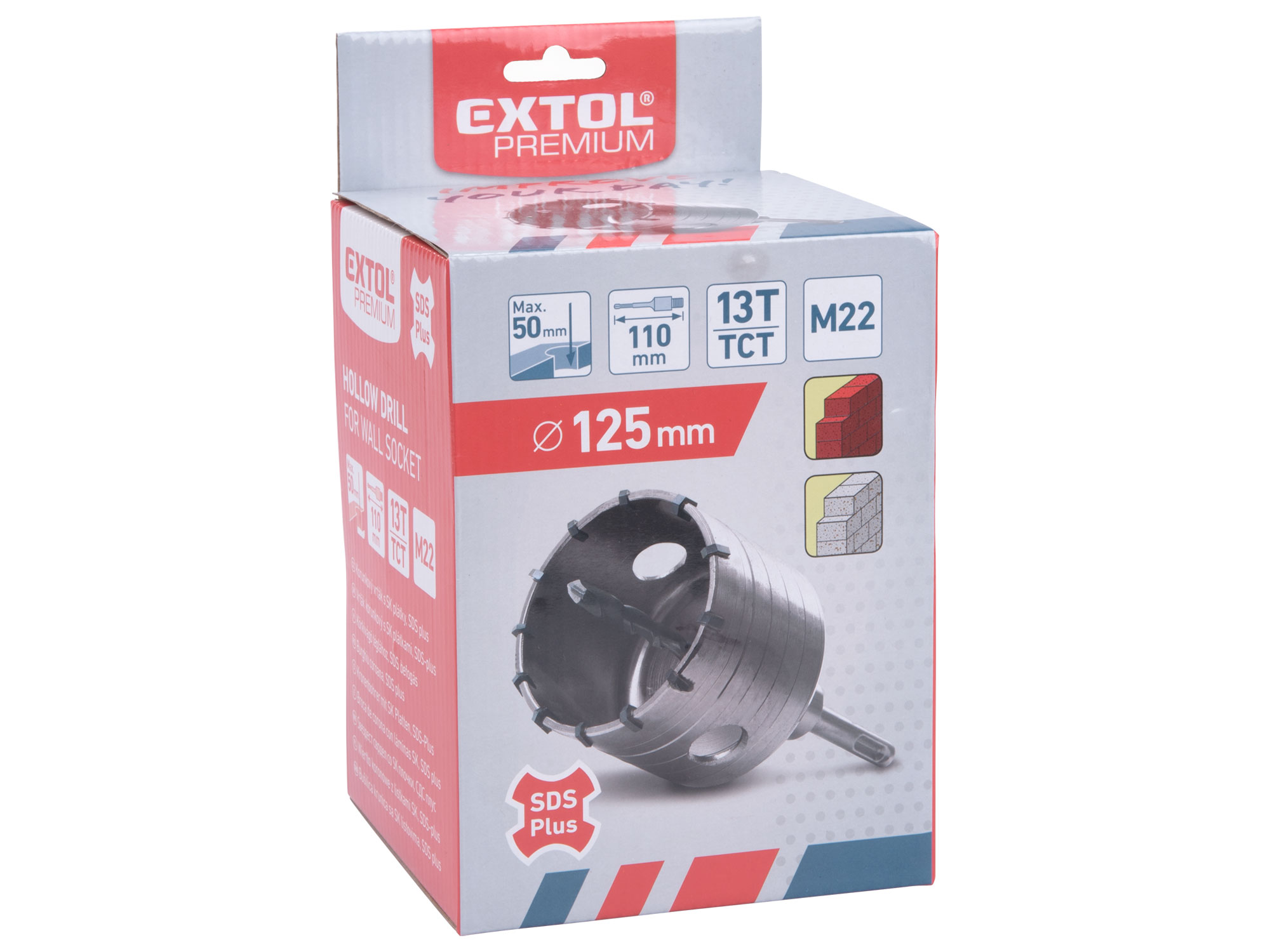 Brocasierra Carburo De Tungsteno Sds Plusd 125Mm X L 110Mm - Imagen 1