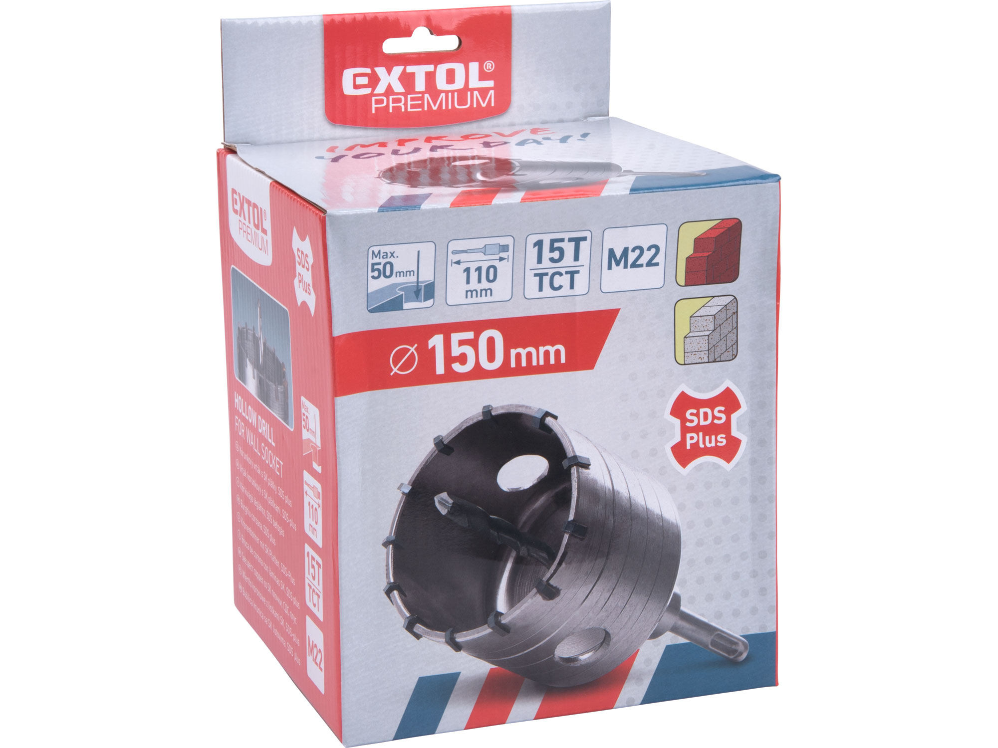 Brocasierra Carburo De Tungsteno Sds Plusd 150Mm X L 110Mm - Imagen 1