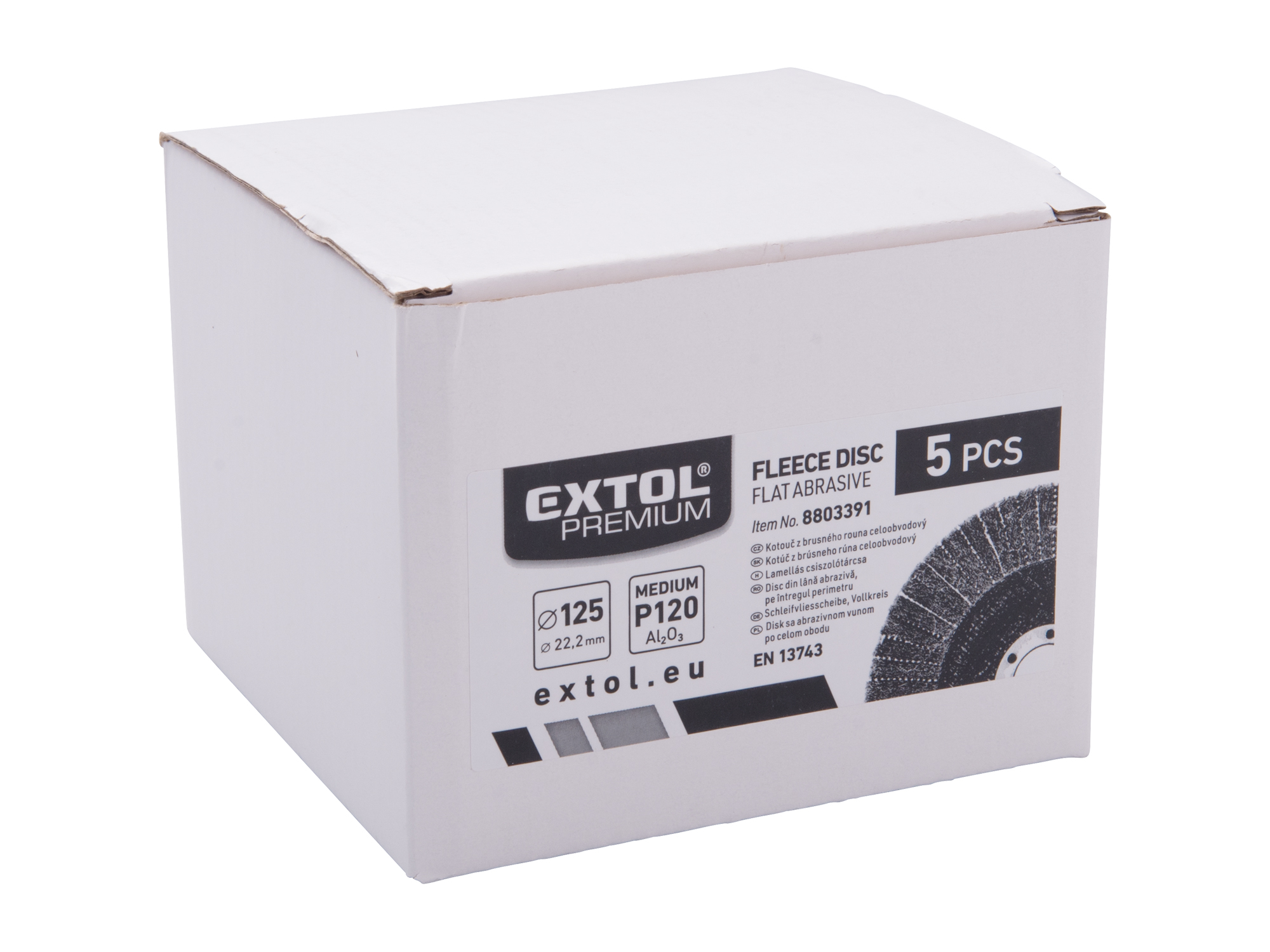 Disco Flap Plano Combinado Hierro/Inox/Alum/Plast  5" P - Imagen 1