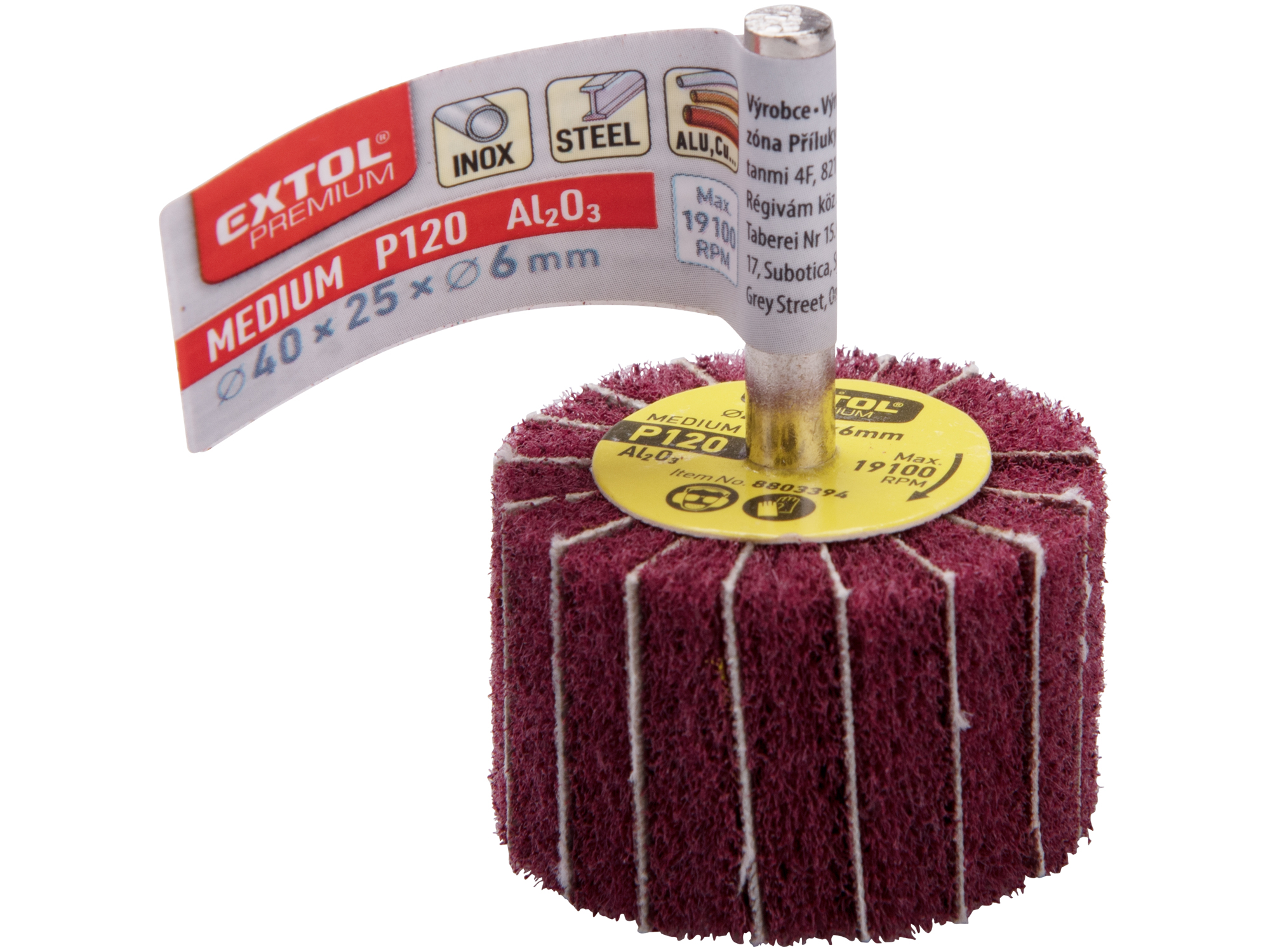 CEPILLO MIL HOJAS FIELTRO Ø 40X25X6MM - Imagen 1