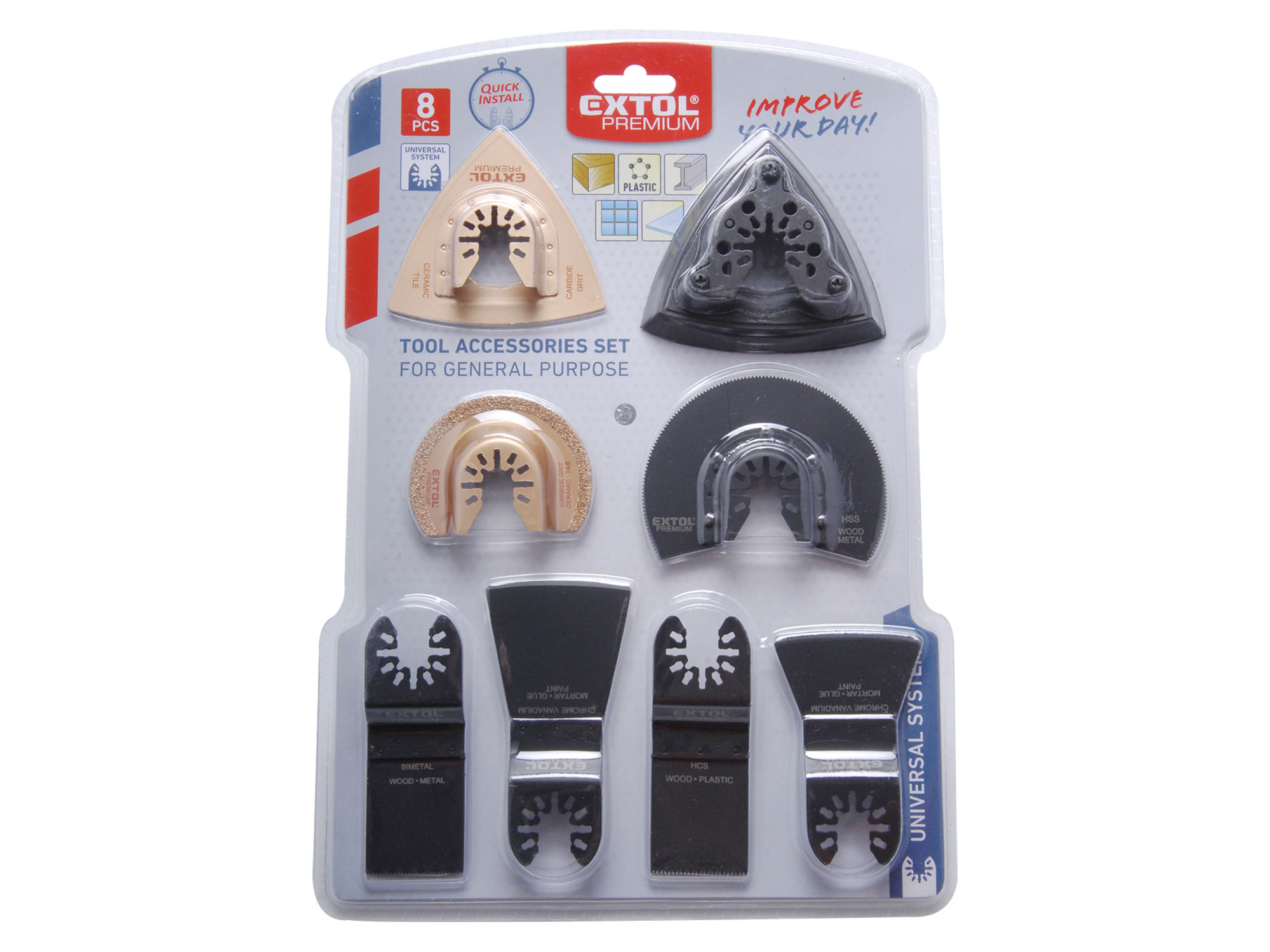 SET DE 8 ACCESORIOS PARA MULTIFUNCIONES - Imagen 1