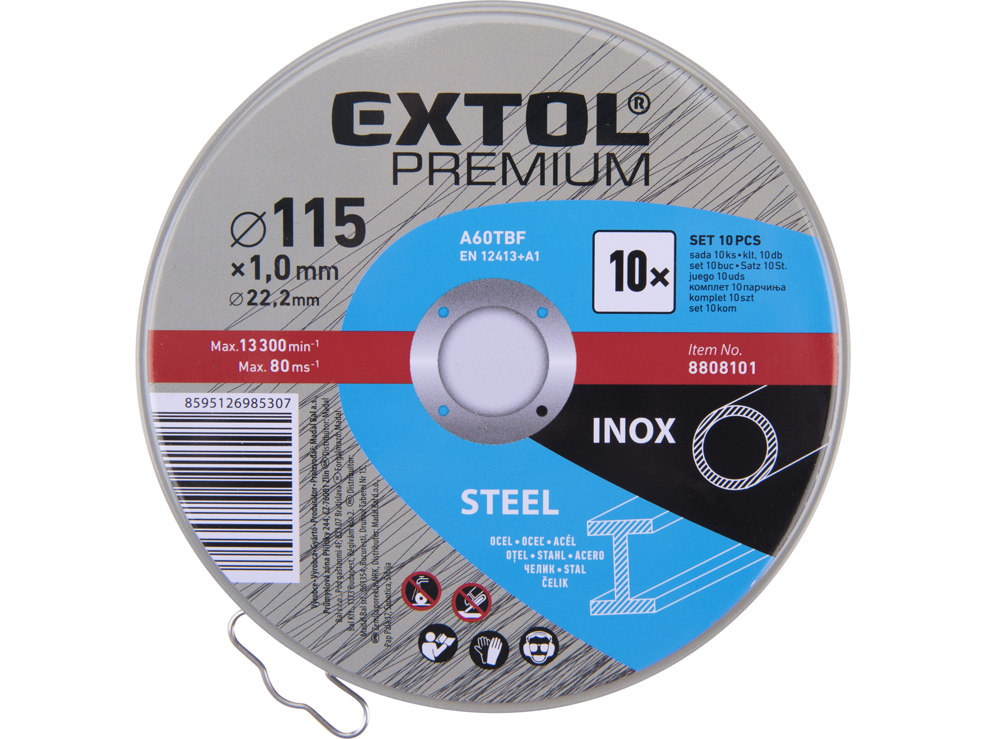 DISCO DE CORTE PARA METAL 10 PZS - Imagen 1