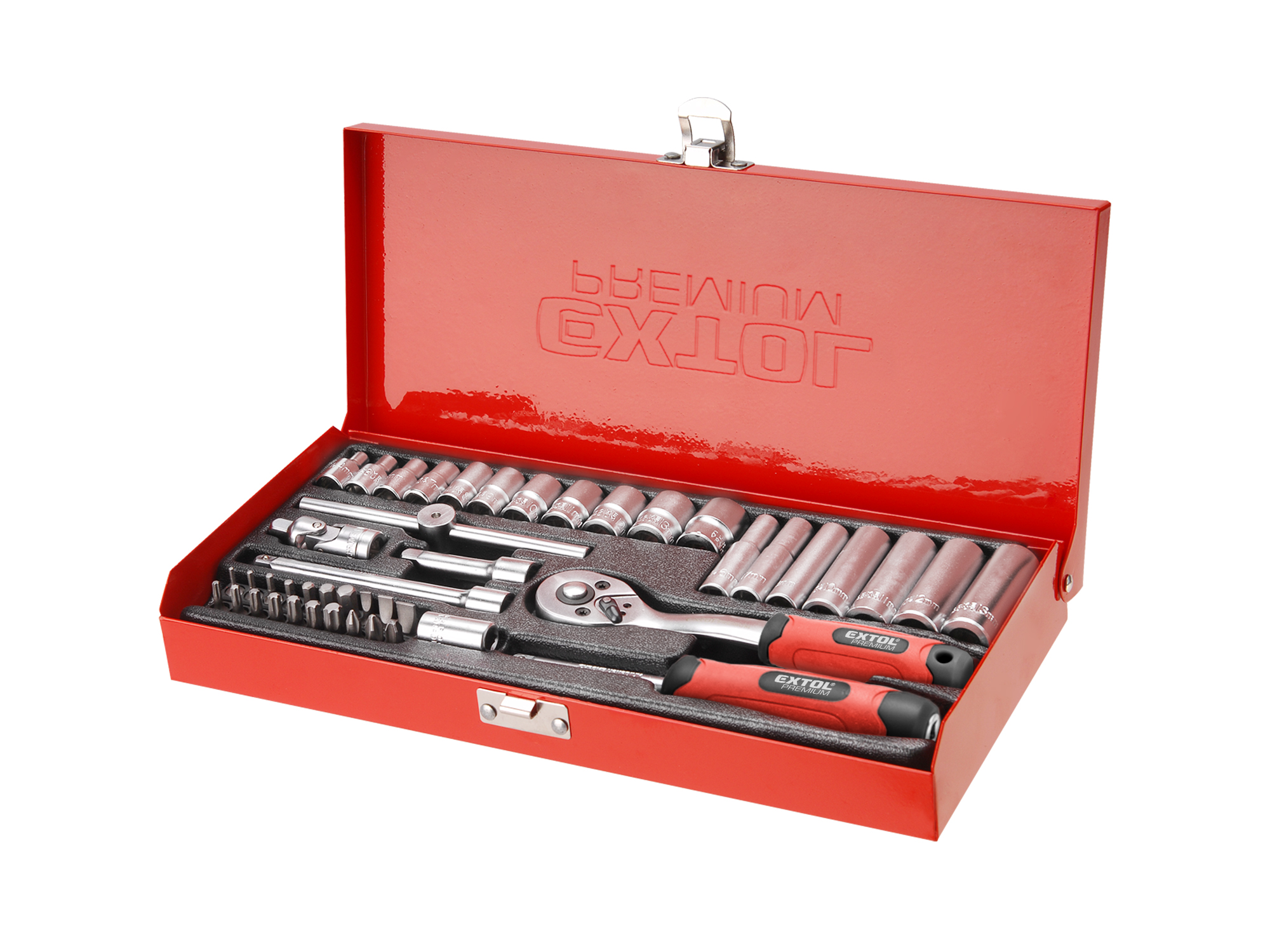 CAJA DE HERRAMIENTAS 1/4", 45 PZS
