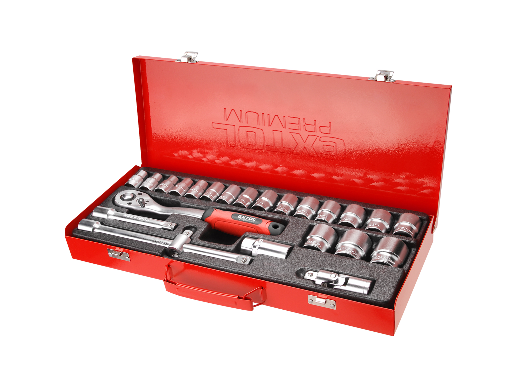 CAJA DE HERRAMIENTAS 1/2",  24 PZS