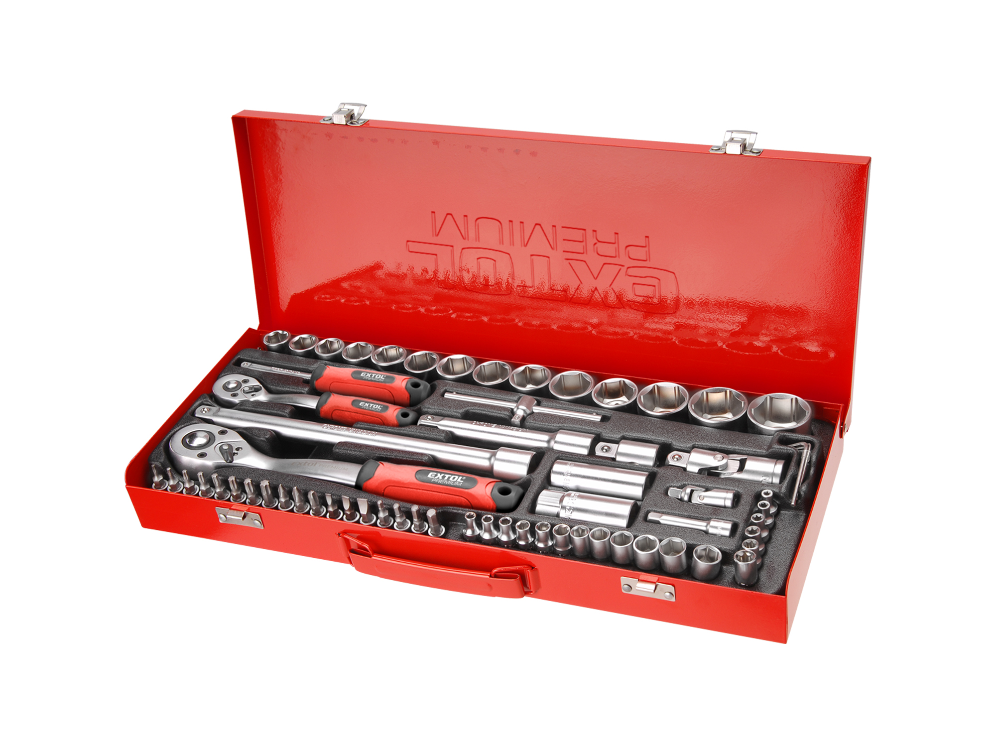 CAJA DE HERRAMIENTAS 1/4", 1/2", 65 PZS