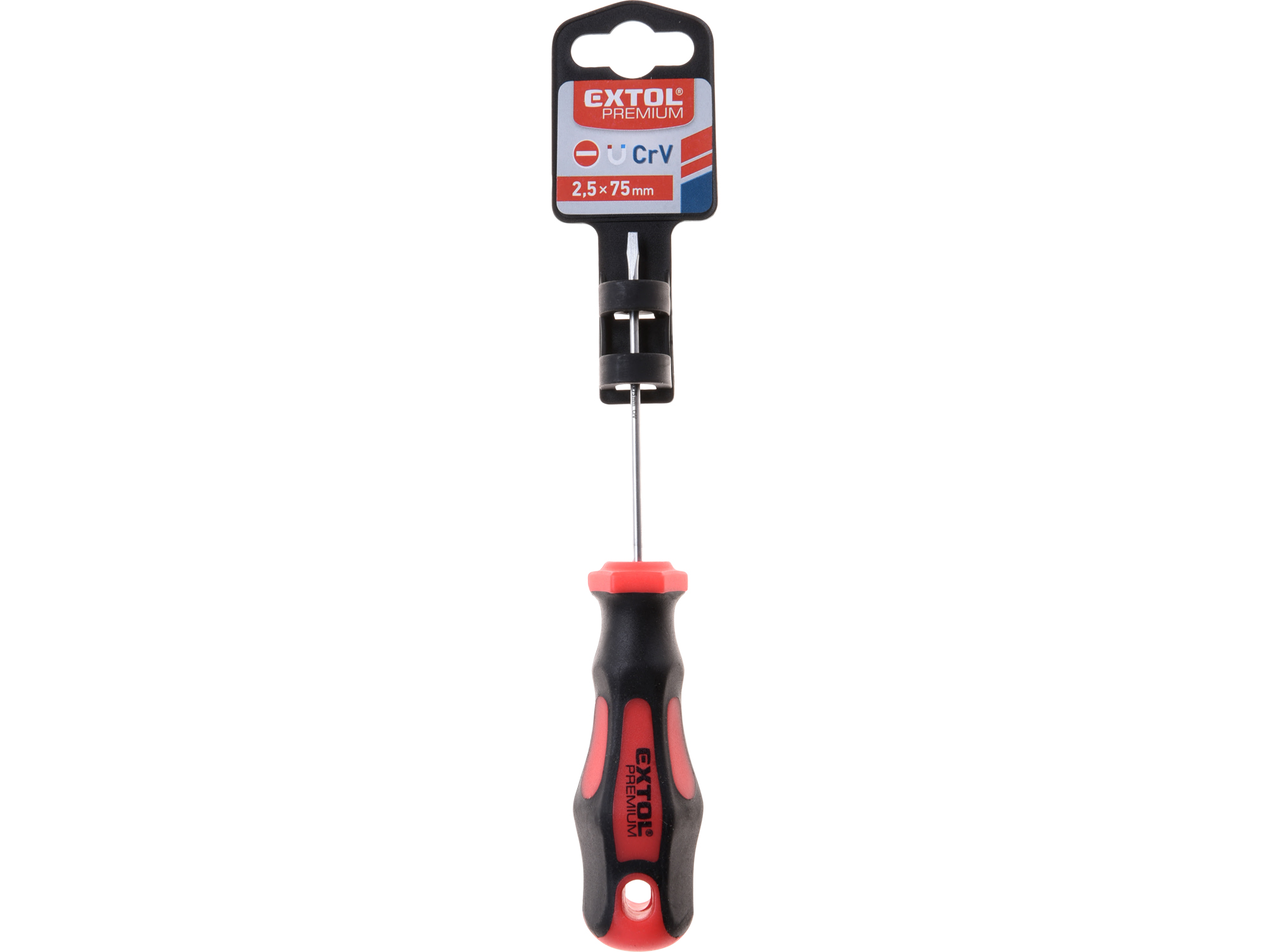 Desatornillador Plano, (-) 2,5X75 Mm, Crv - Imagen 1