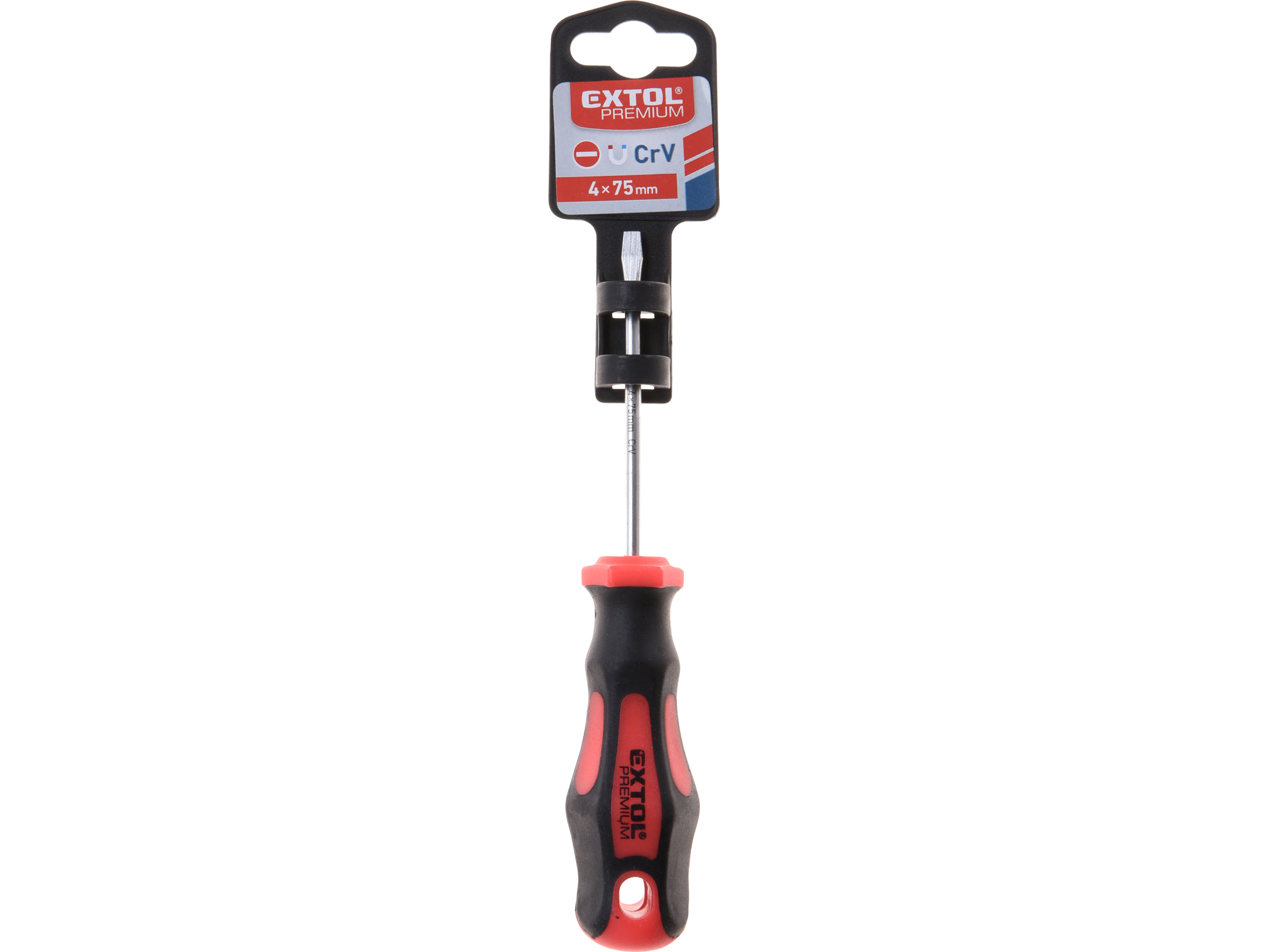 Desatornillador Plano, (-) 4X75 Mm, Crv - Imagen 1