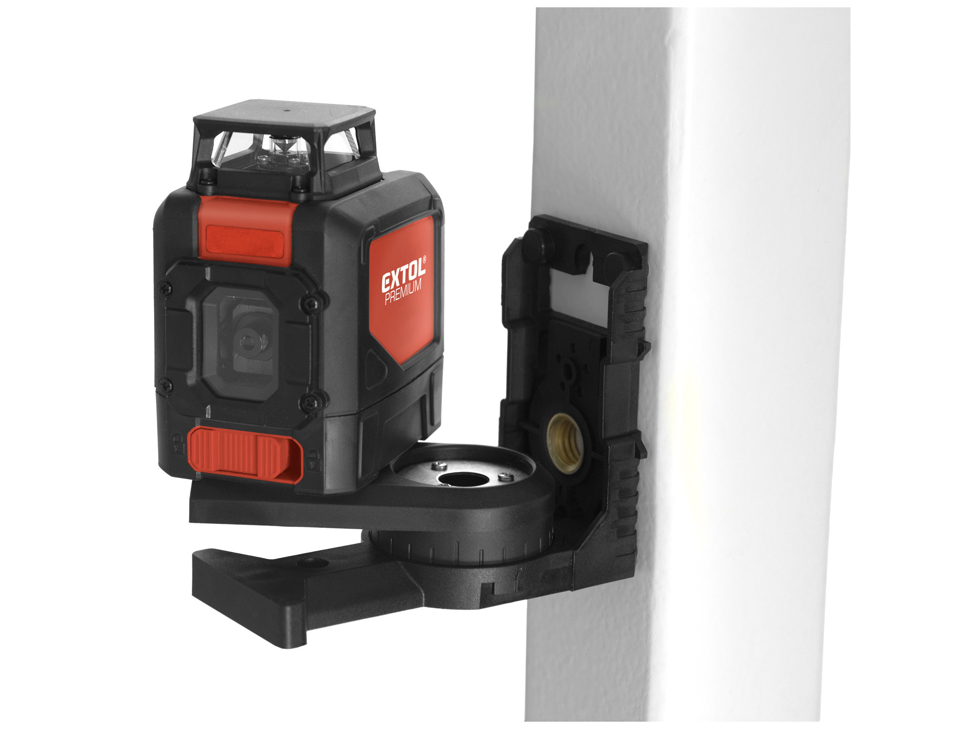 NIVEL LASER EXTOL LINEA VERDE CRUZ AUTONIVELANTE 30MTS - Imagen 2