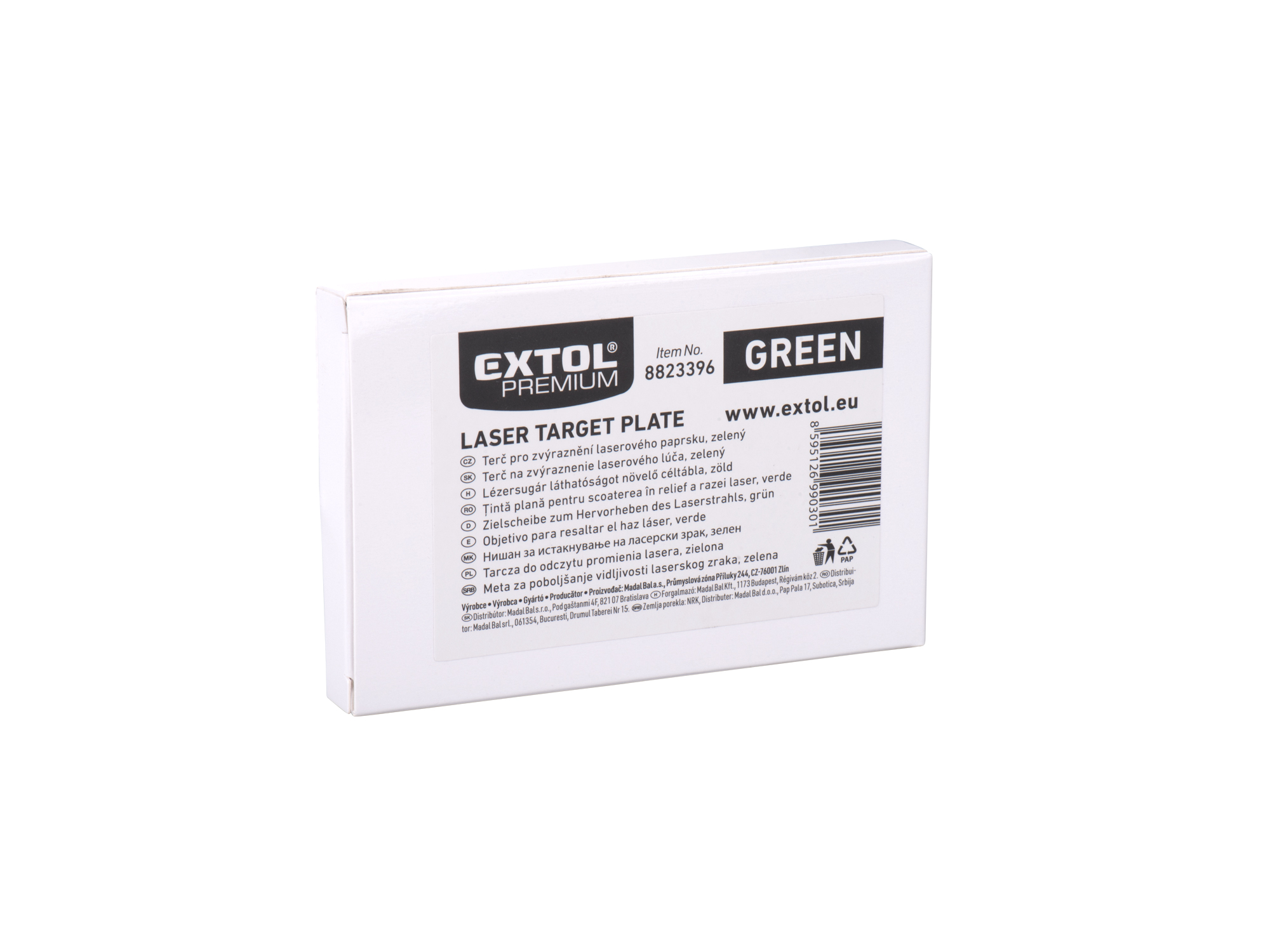 OBJETIVO RESALTA LASER VERDE 105X75MM - Imagen 1