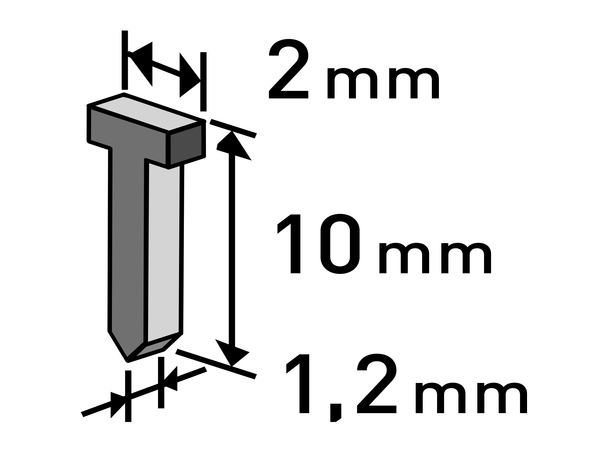 Caja De 1000Pcs De Grapas Tipo "T" (Clavos) 10Mm Extol Craft