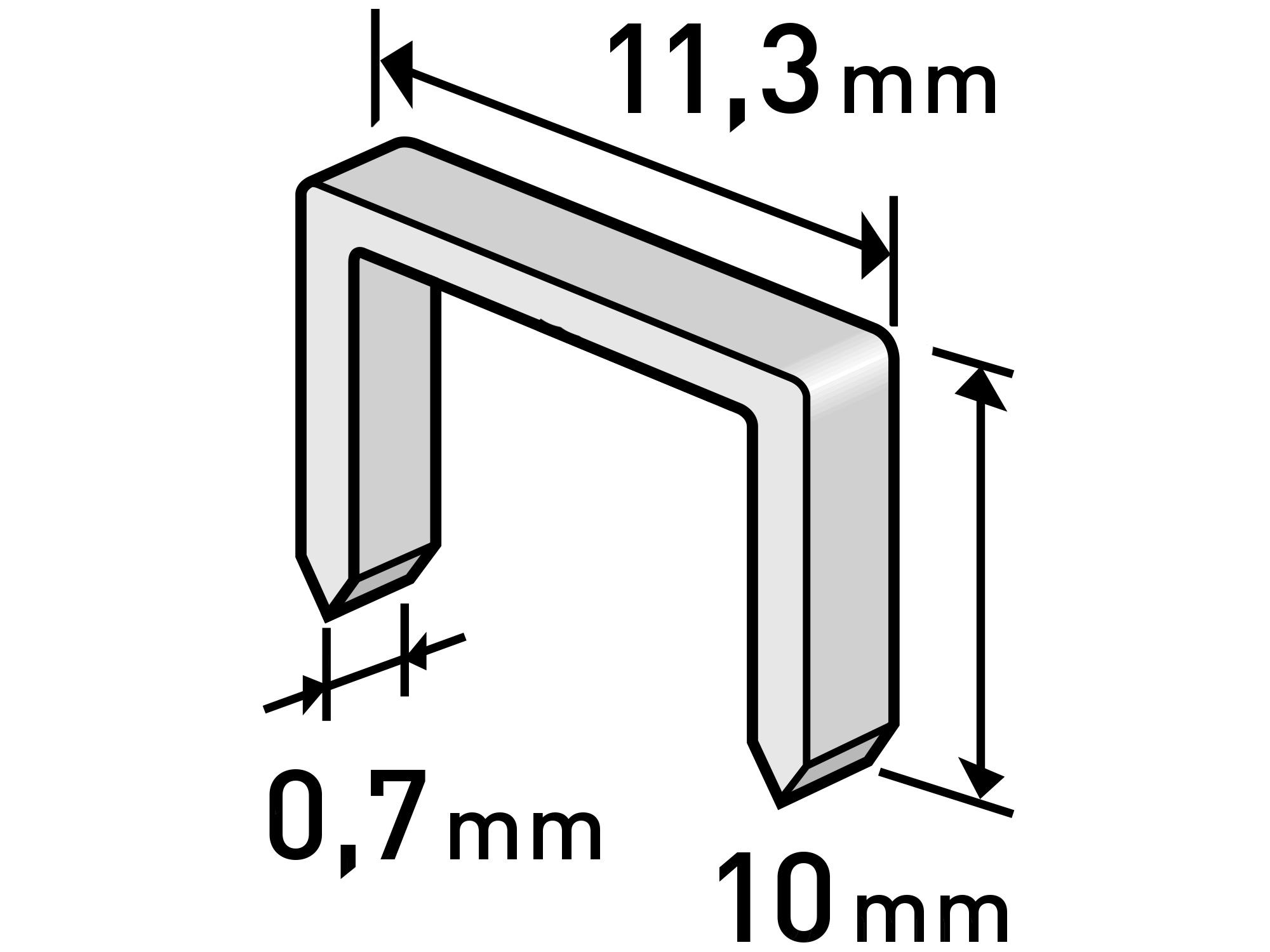 Caja De 1000Pcs De Grapas 11,3 * 10Mm Extol Craft