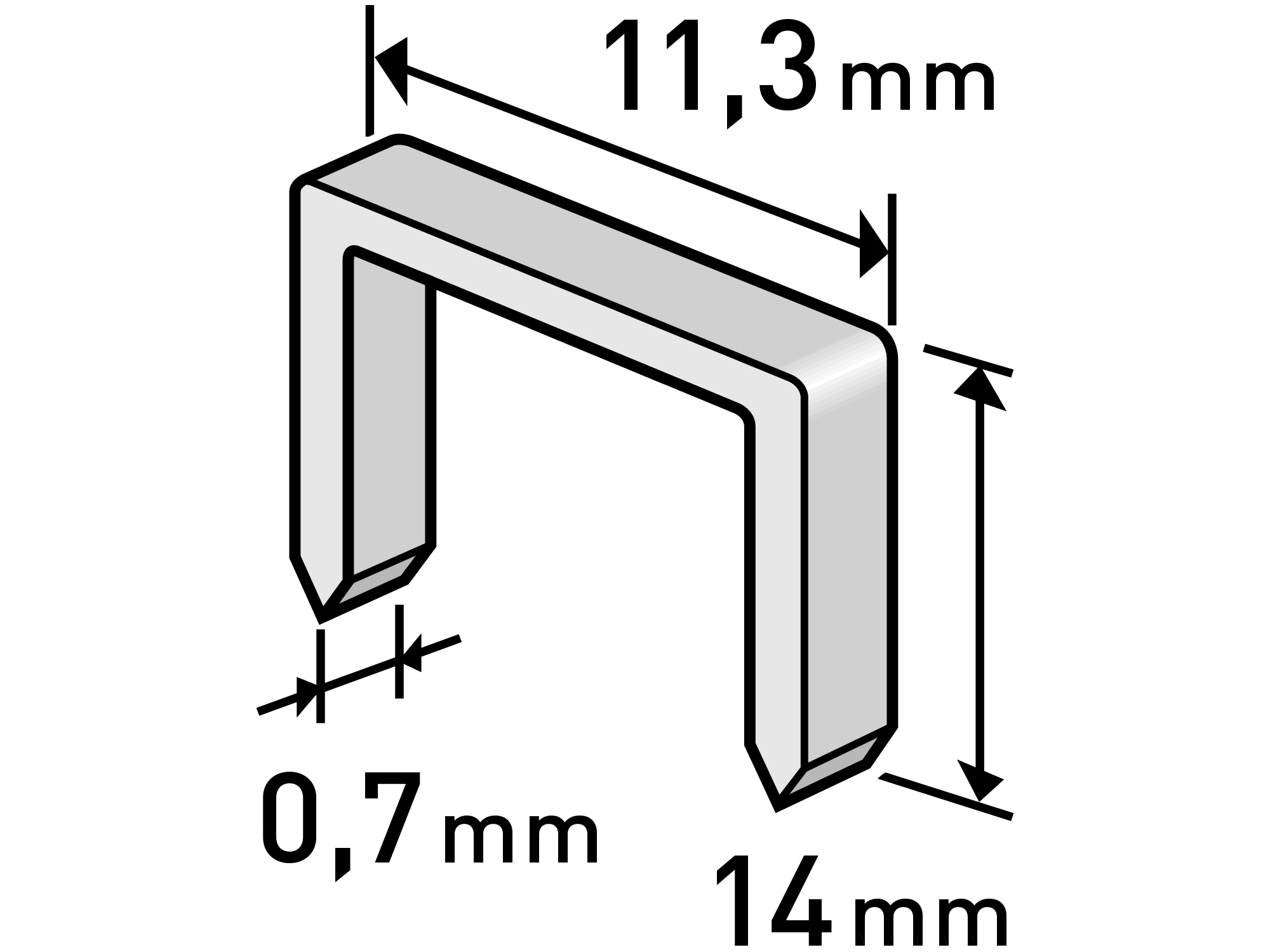 Caja De 1000Pcs De Grapas 11,3 * 14Mm Extol Craft