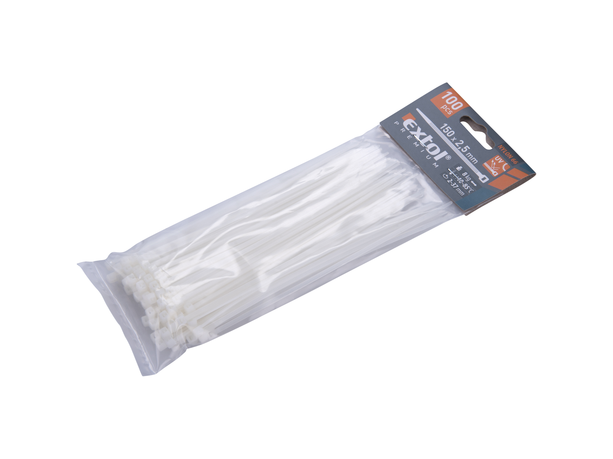 CINCHO PLÁSTICO BLANCOS 100 PZS