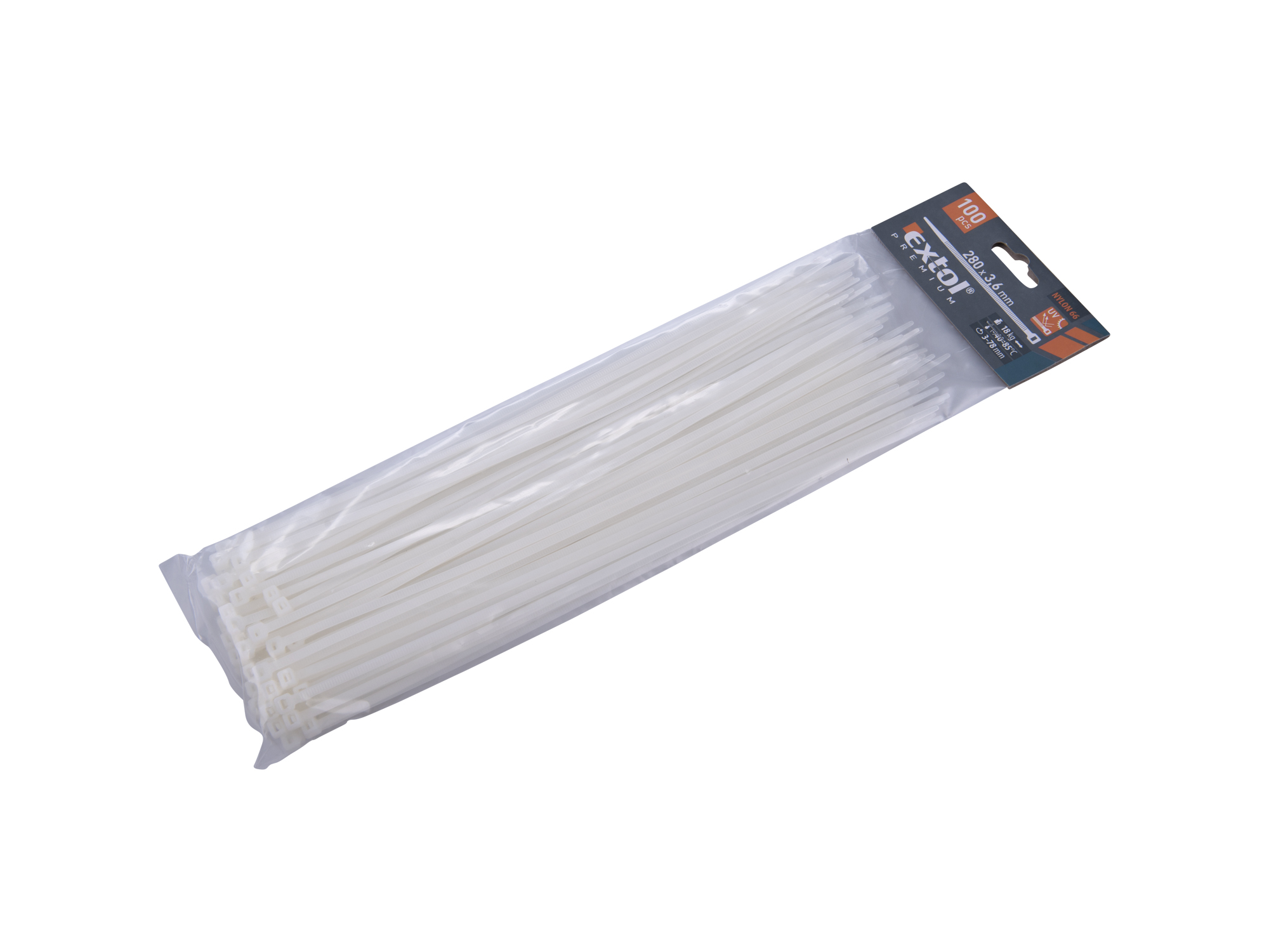 CINCHO PLÁSTICO BLANCOS 100 PZS