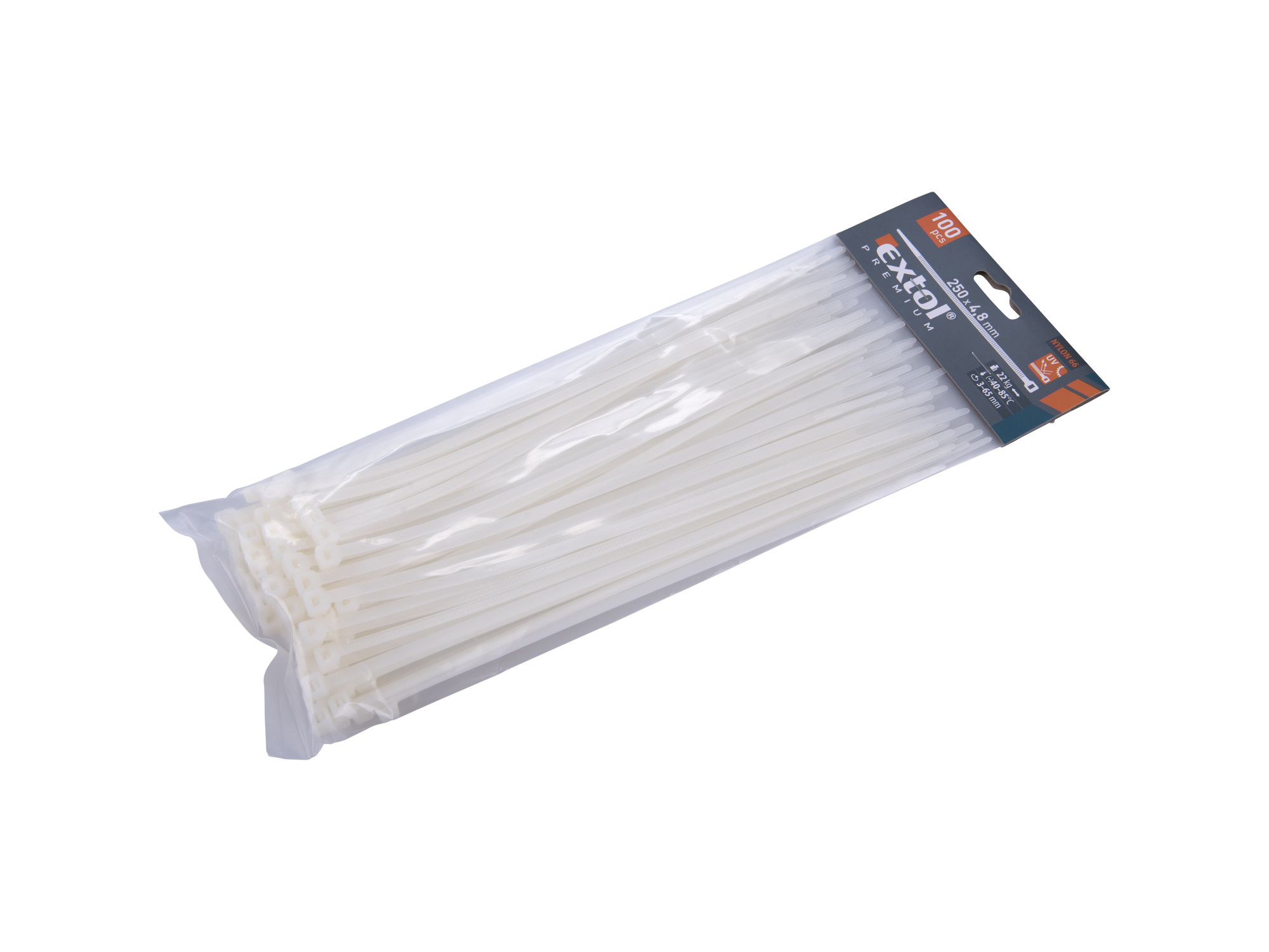 CINCHO PLÁSTICO BLANCOS 100 PZS